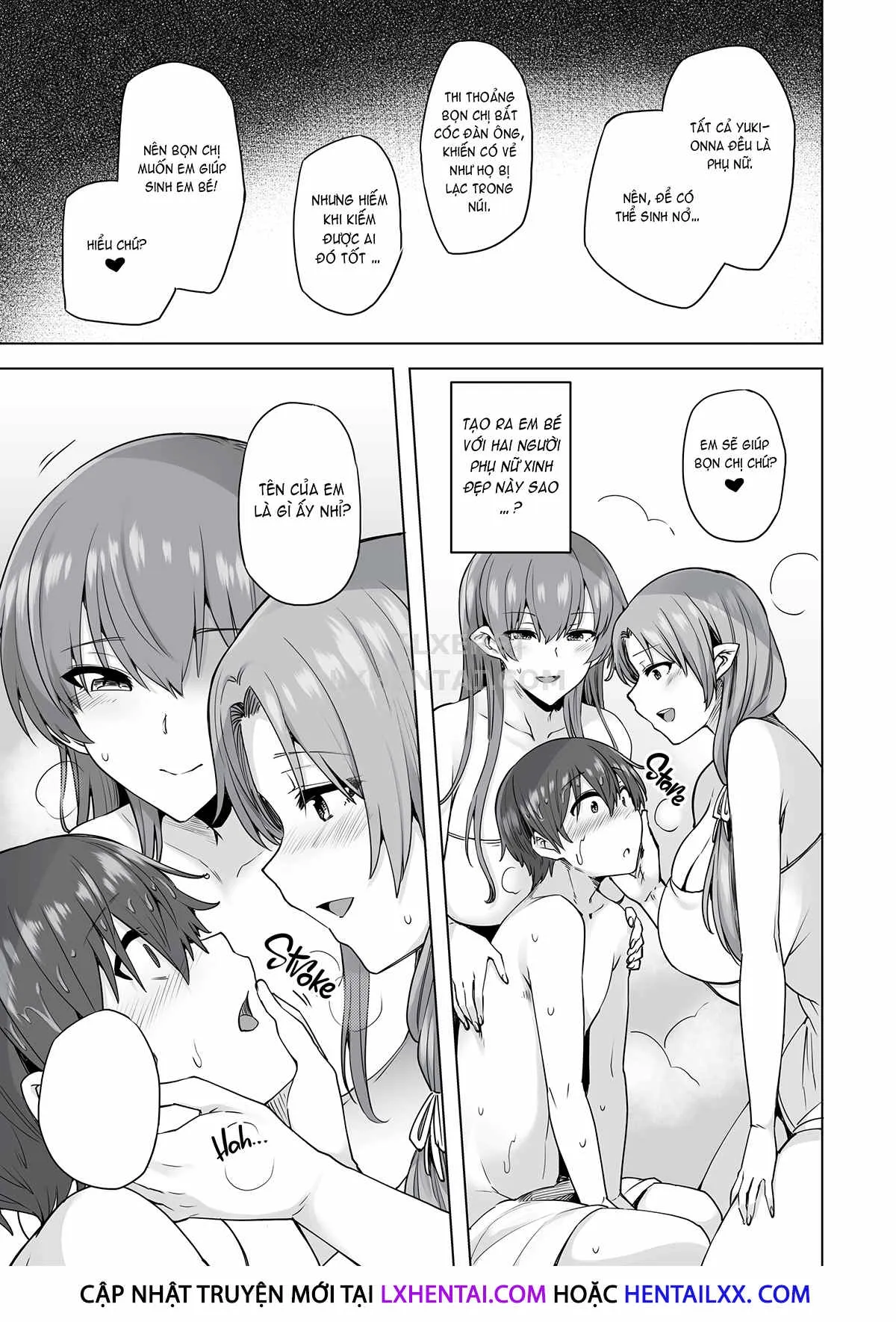 HentaiVN.net - Ảnh 17 - Spirited Away To The Snow Women's Harem - Chap 1