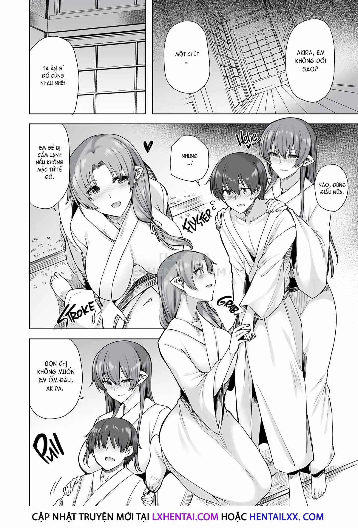 HentaiVN.net - Ảnh 48 - Spirited Away To The Snow Women's Harem - Chap 1