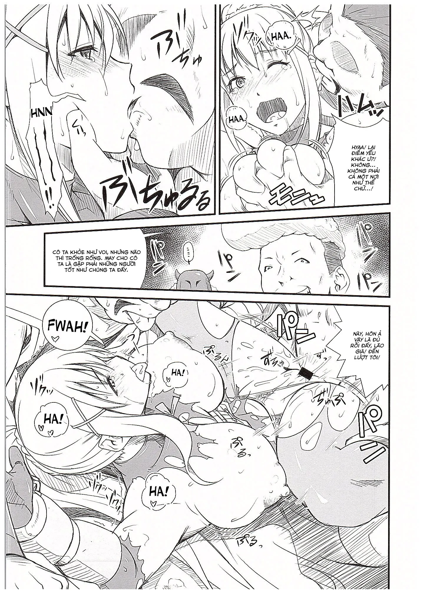 HentaiVN.net - Ảnh 11 - Nữ hiệp sĩ máu M [Kono Iyarashii Sei Kishi ni ○○ o! ; このイヤらしい性騎士に○○を!] - Chap 1