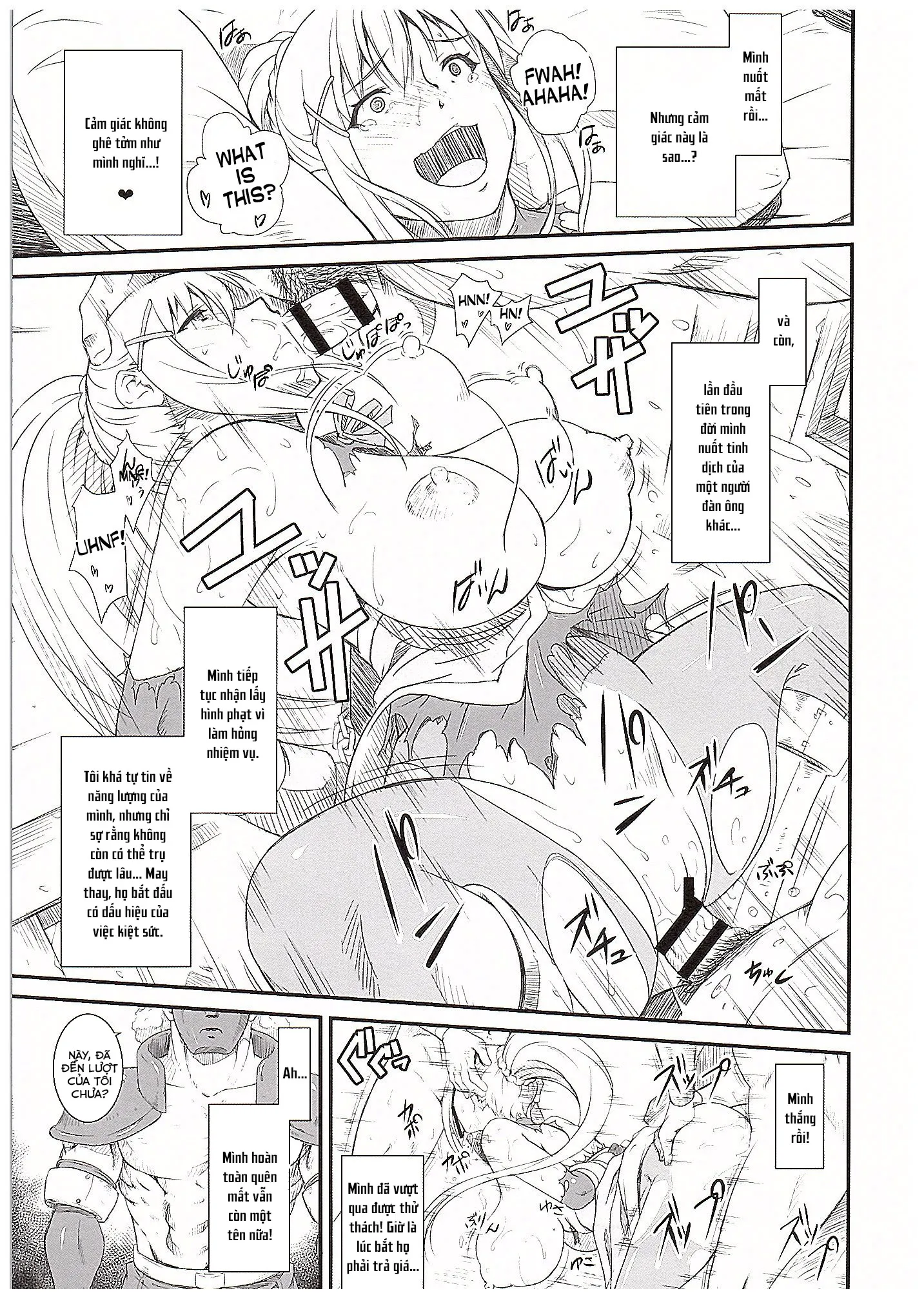 HentaiVN.net - Ảnh 15 - Nữ hiệp sĩ máu M [Kono Iyarashii Sei Kishi ni ○○ o! ; このイヤらしい性騎士に○○を!] - Chap 1