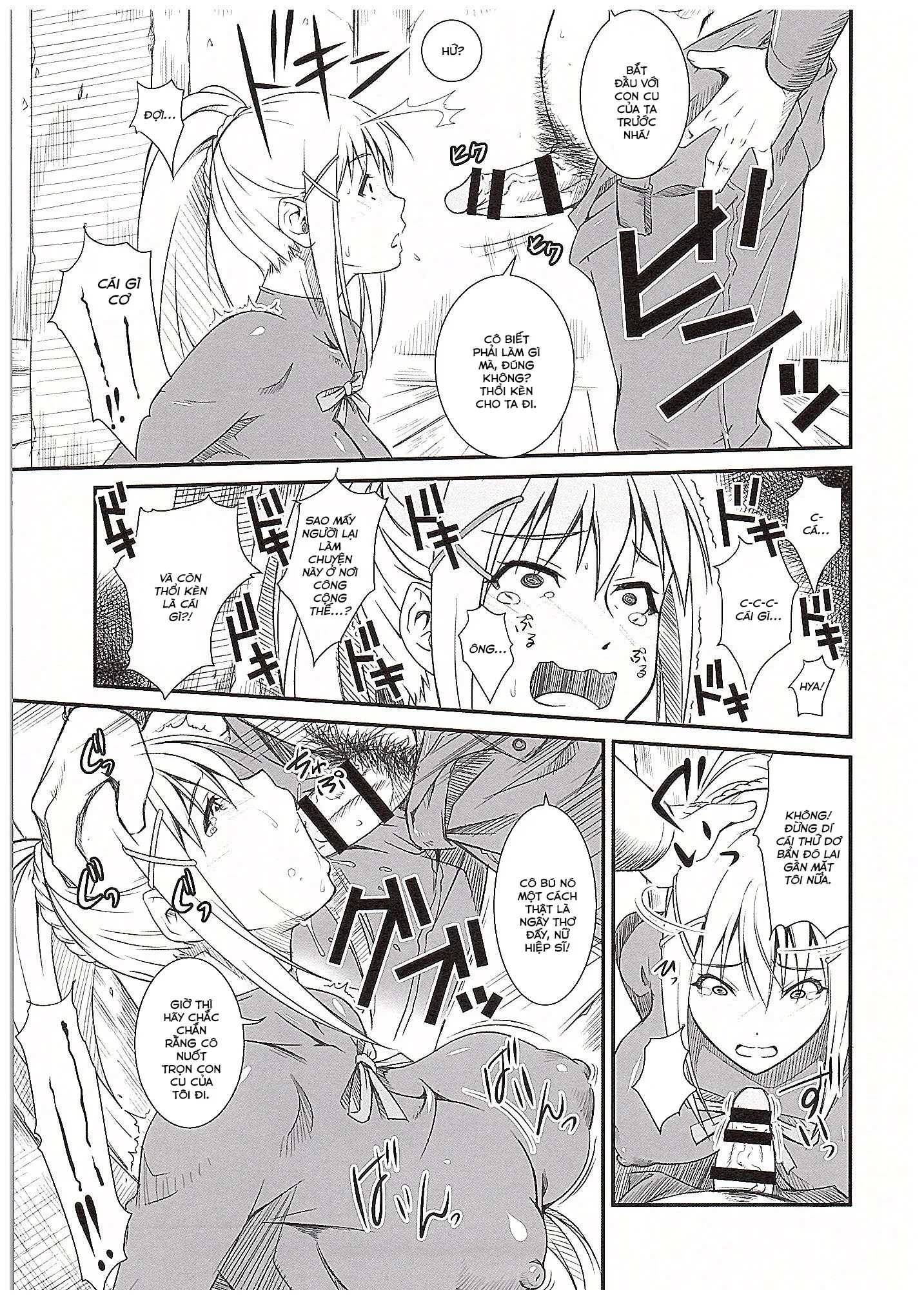 HentaiVN.net - Ảnh 7 - Nữ hiệp sĩ máu M [Kono Iyarashii Sei Kishi ni ○○ o! ; このイヤらしい性騎士に○○を!] - Chap 1