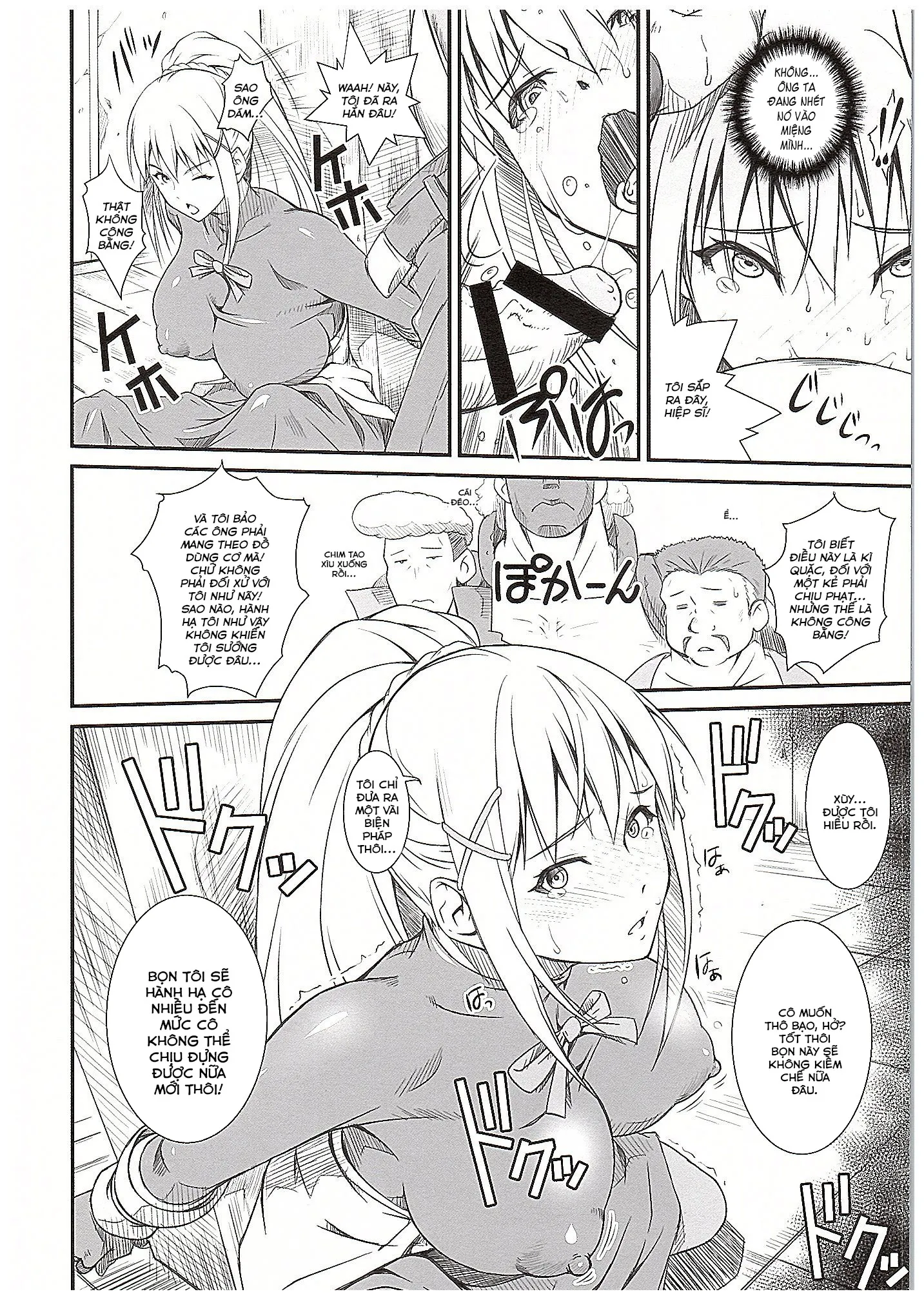 HentaiVN.net - Ảnh 8 - Nữ hiệp sĩ máu M [Kono Iyarashii Sei Kishi ni ○○ o! ; このイヤらしい性騎士に○○を!] - Chap 1