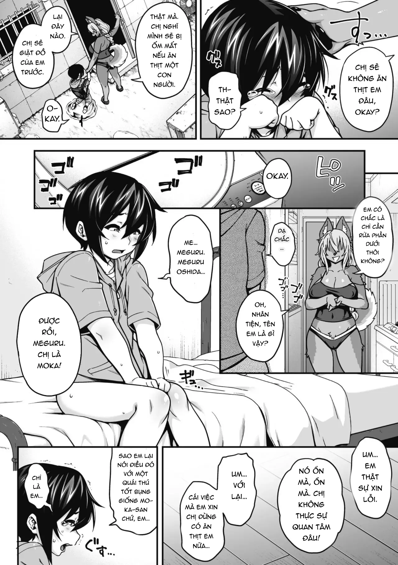 HentaiVN.net - Ảnh 8 - Kemono Michi [けもの道] - Chap 1