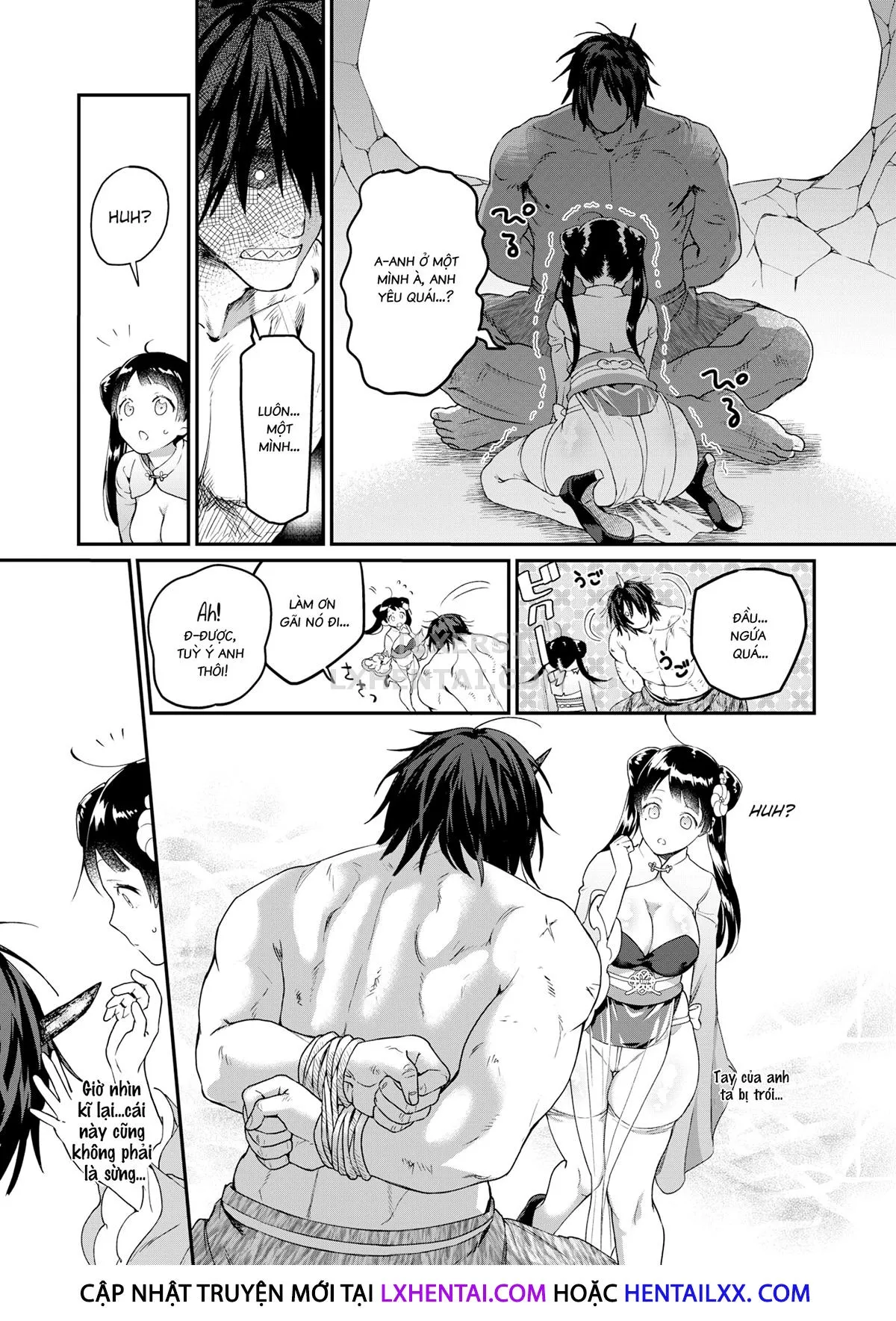 HentaiVN.net - Ảnh 6 - A Peach-Butt Girl's Oni Extermination [Comic Kairakuten BEAST 2020-06] - Chap 1
