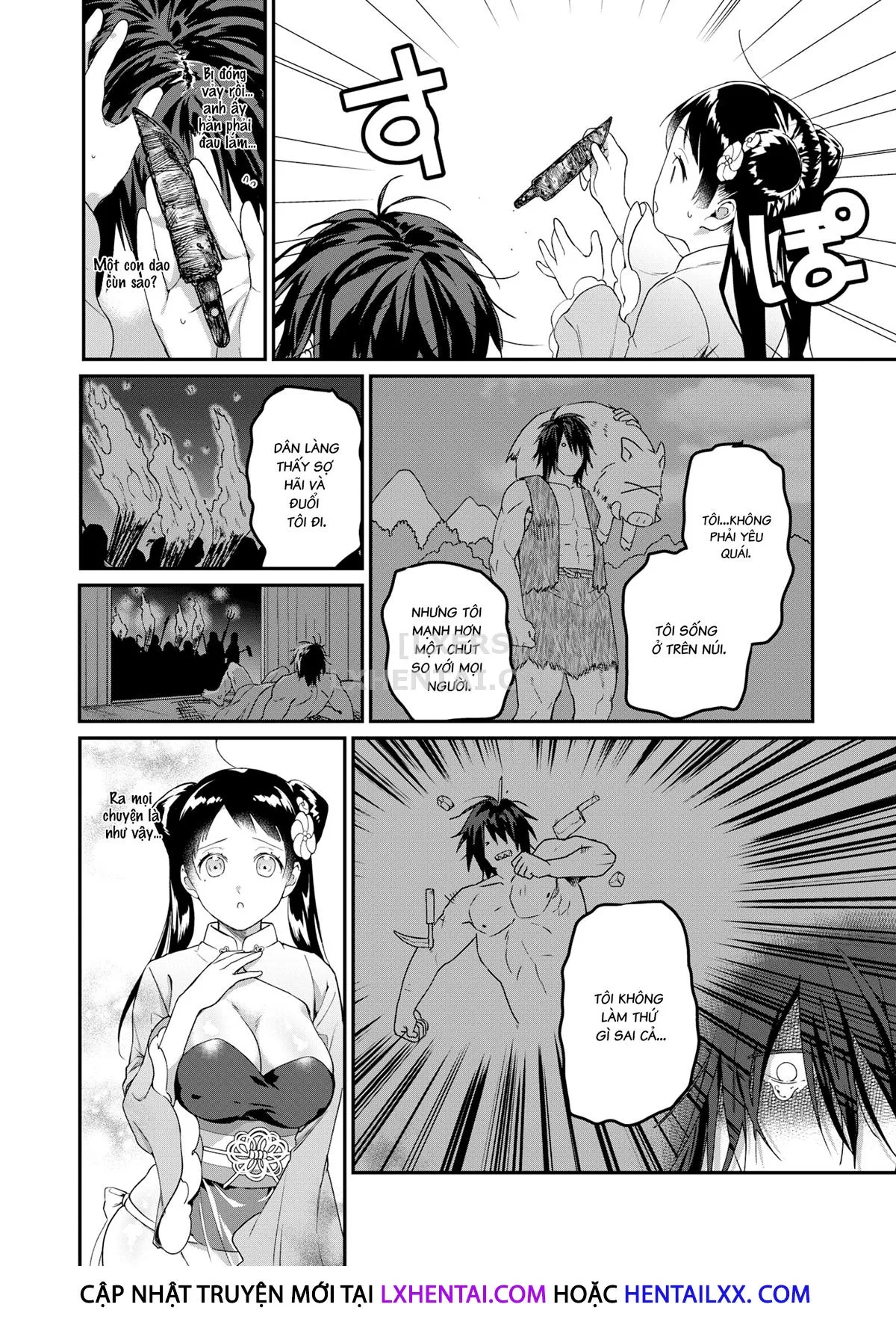 HentaiVN.net - Ảnh 7 - A Peach-Butt Girl's Oni Extermination [Comic Kairakuten BEAST 2020-06] - Chap 1