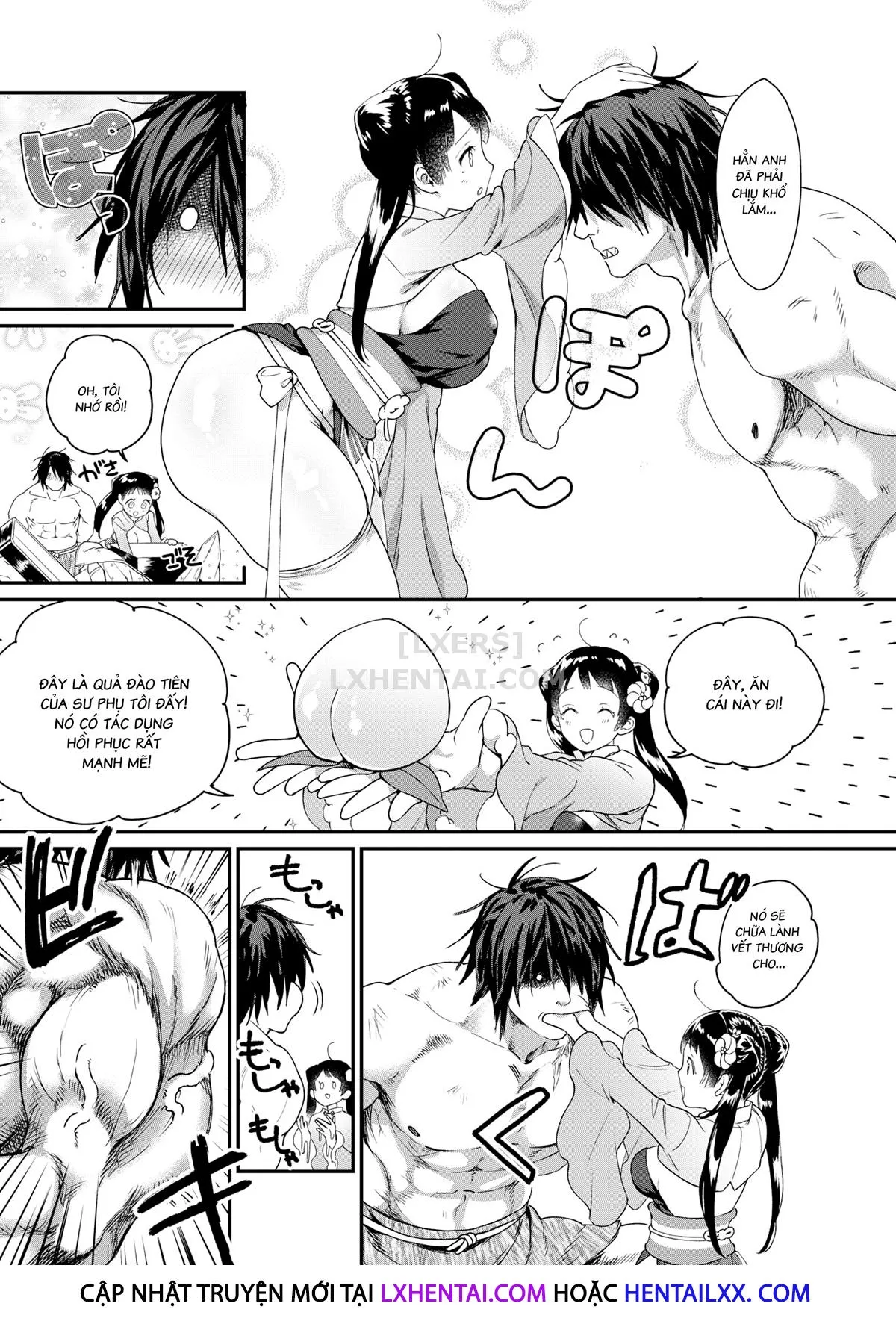 HentaiVN.net - Ảnh 8 - A Peach-Butt Girl's Oni Extermination [Comic Kairakuten BEAST 2020-06] - Chap 1