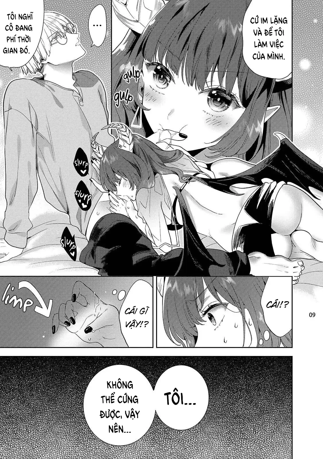 HentaiVN.net - Ảnh 12 - Nàng Succubus Đầy Tự Tin Nhưng Mục Tiêu Của Cô Ấy Lại Bất Lực [自信家サキュバスと勃ちの悪い男] - Chap 1