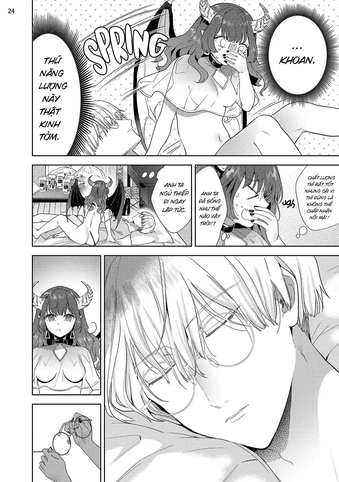 HentaiVN.net - Ảnh 27 - Nàng Succubus Đầy Tự Tin Nhưng Mục Tiêu Của Cô Ấy Lại Bất Lực [自信家サキュバスと勃ちの悪い男] - Chap 1
