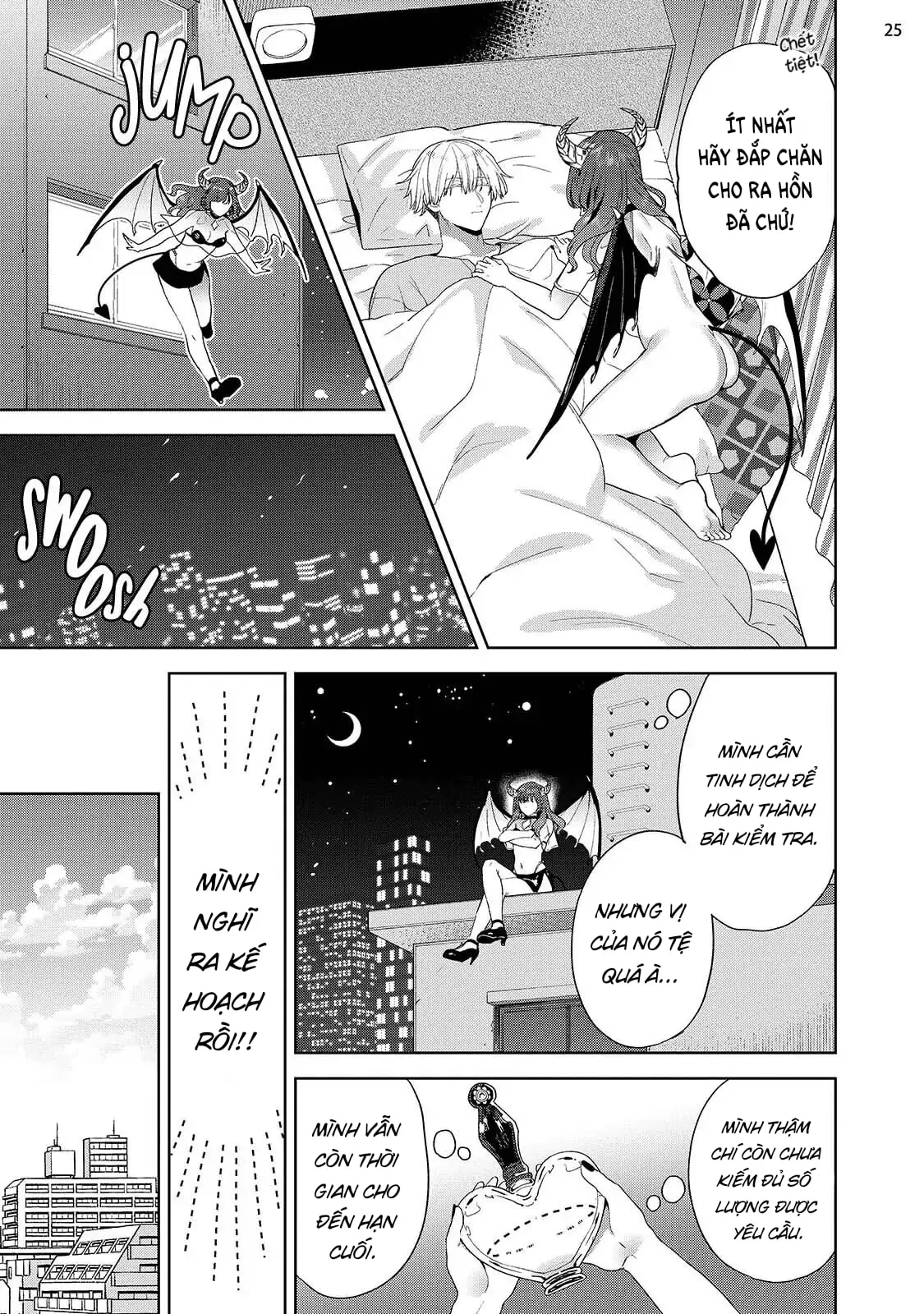 HentaiVN.net - Ảnh 28 - Nàng Succubus Đầy Tự Tin Nhưng Mục Tiêu Của Cô Ấy Lại Bất Lực [自信家サキュバスと勃ちの悪い男] - Chap 1