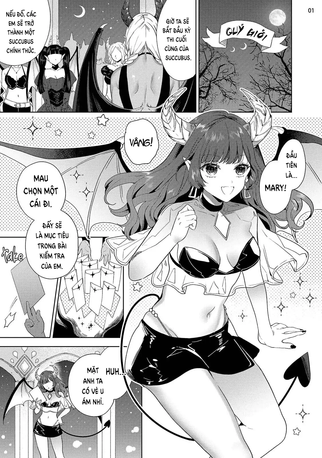 HentaiVN.net - Ảnh 4 - Nàng Succubus Đầy Tự Tin Nhưng Mục Tiêu Của Cô Ấy Lại Bất Lực [自信家サキュバスと勃ちの悪い男] - Chap 1