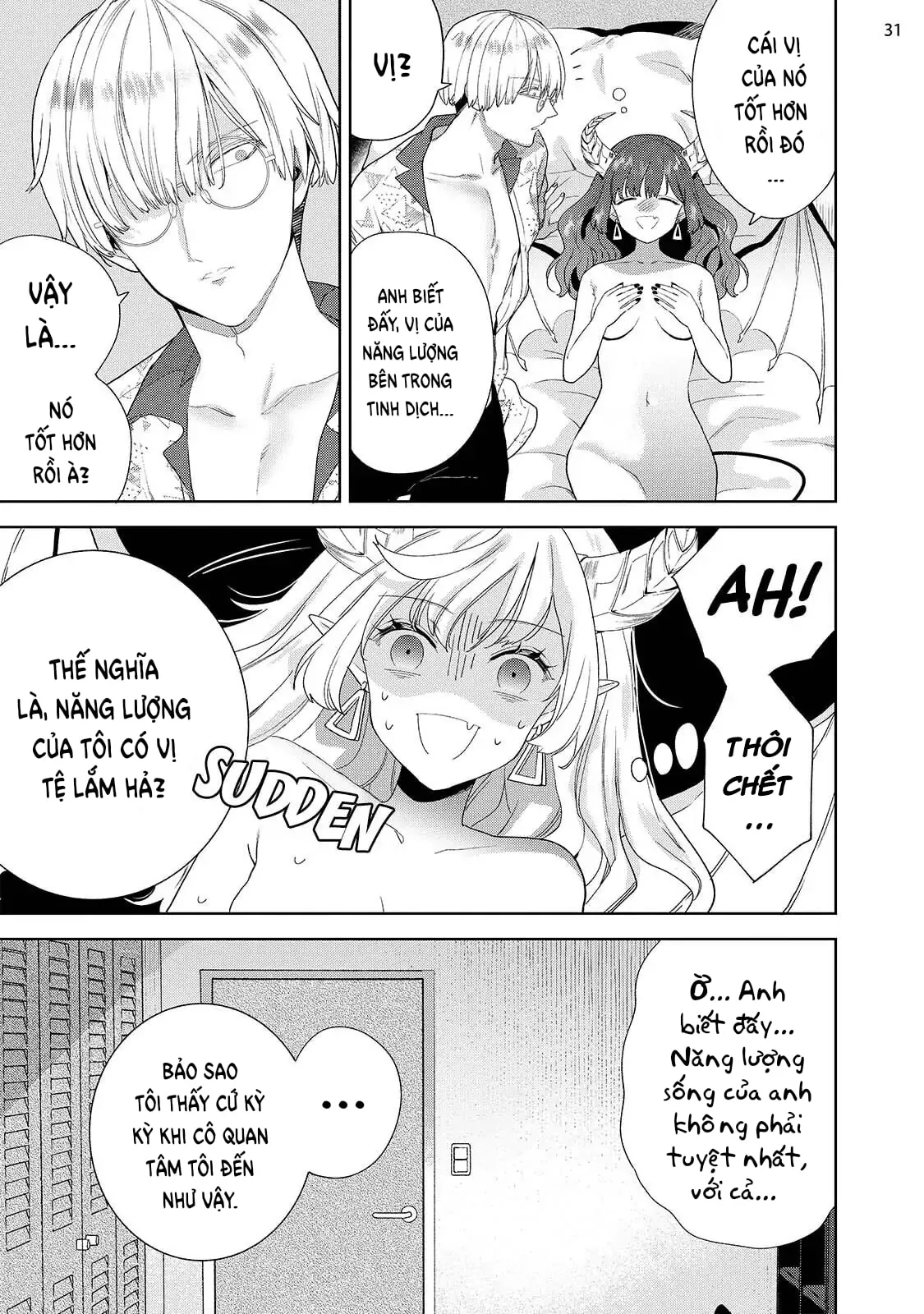 HentaiVN.net - Ảnh 33 - Nàng Succubus Đầy Tự Tin Nhưng Mục Tiêu Của Cô Ấy Lại Bất Lực [自信家サキュバスと勃ちの悪い男] - Chap 2