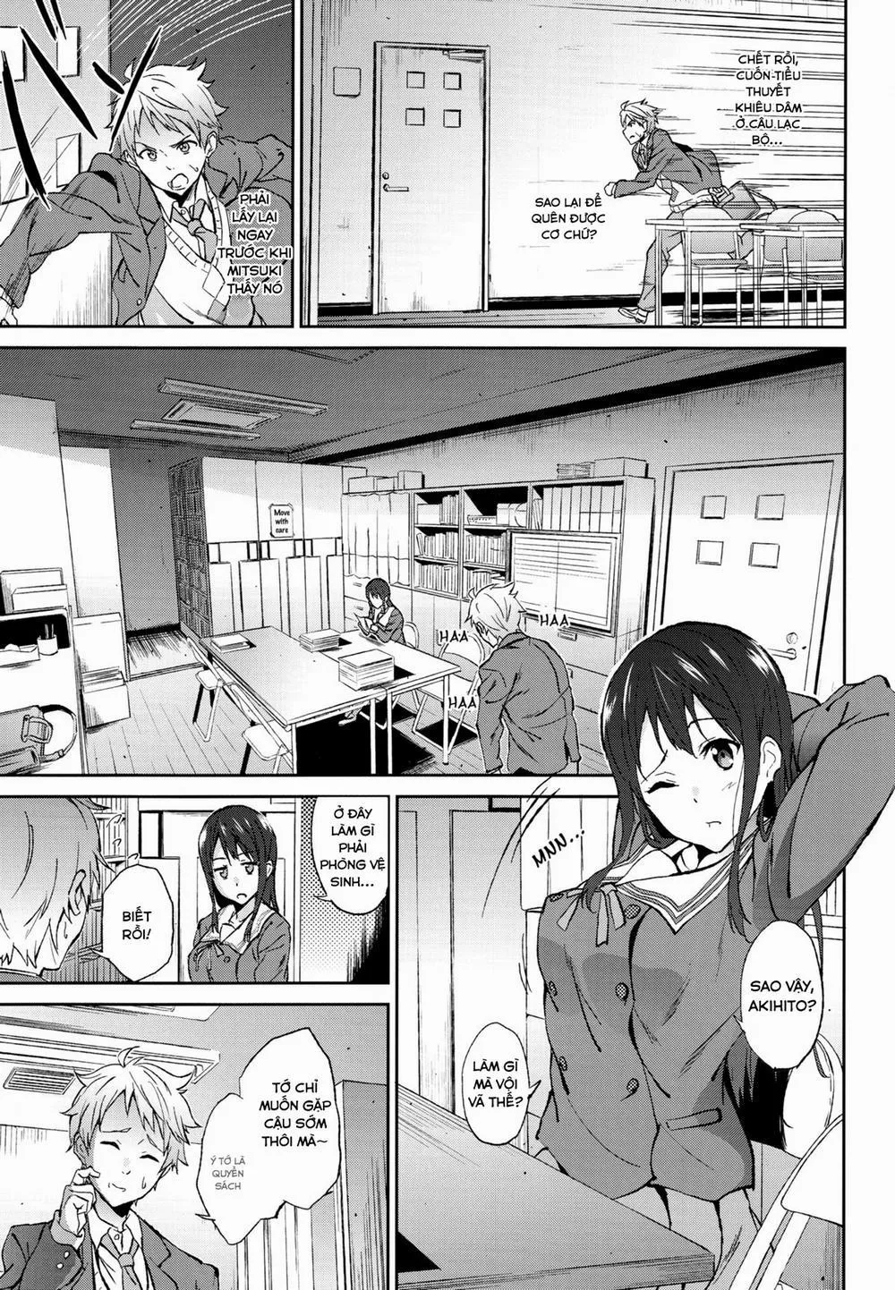 HentaiVN.net - Ảnh 4 - Kanata no Hitomi (Kyoukai no Kanata) - Chap 1