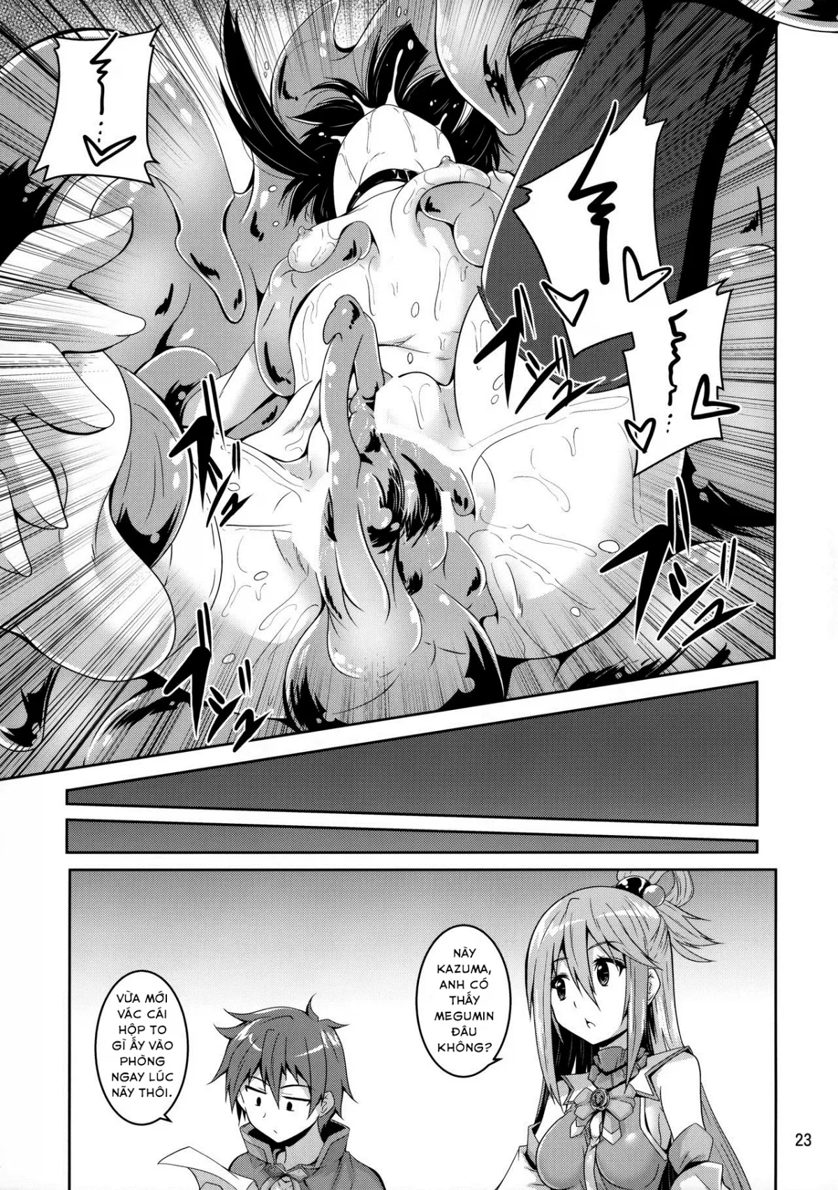 HentaiVN.net - Ảnh 21 - Megumin Đắm Mình Trong Slime (Kono Subarashii Sekai ni Syukufuku o!) [Megumin Slime-zuke! : Slime Immersed Megumin!] - Chap 1
