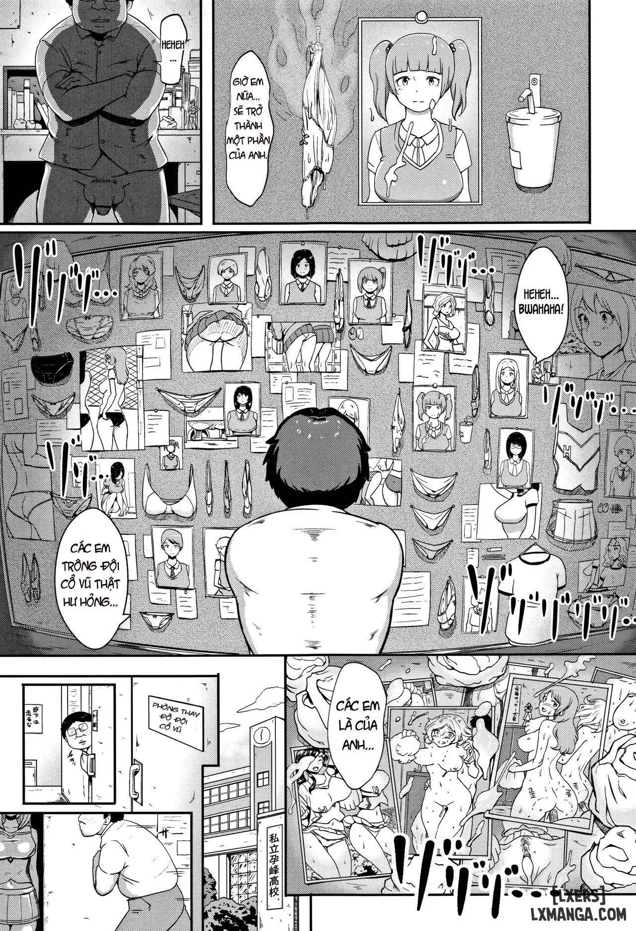 HentaiVN.net - Ảnh 4 - Inshuu Cheer Girl - Chap 1