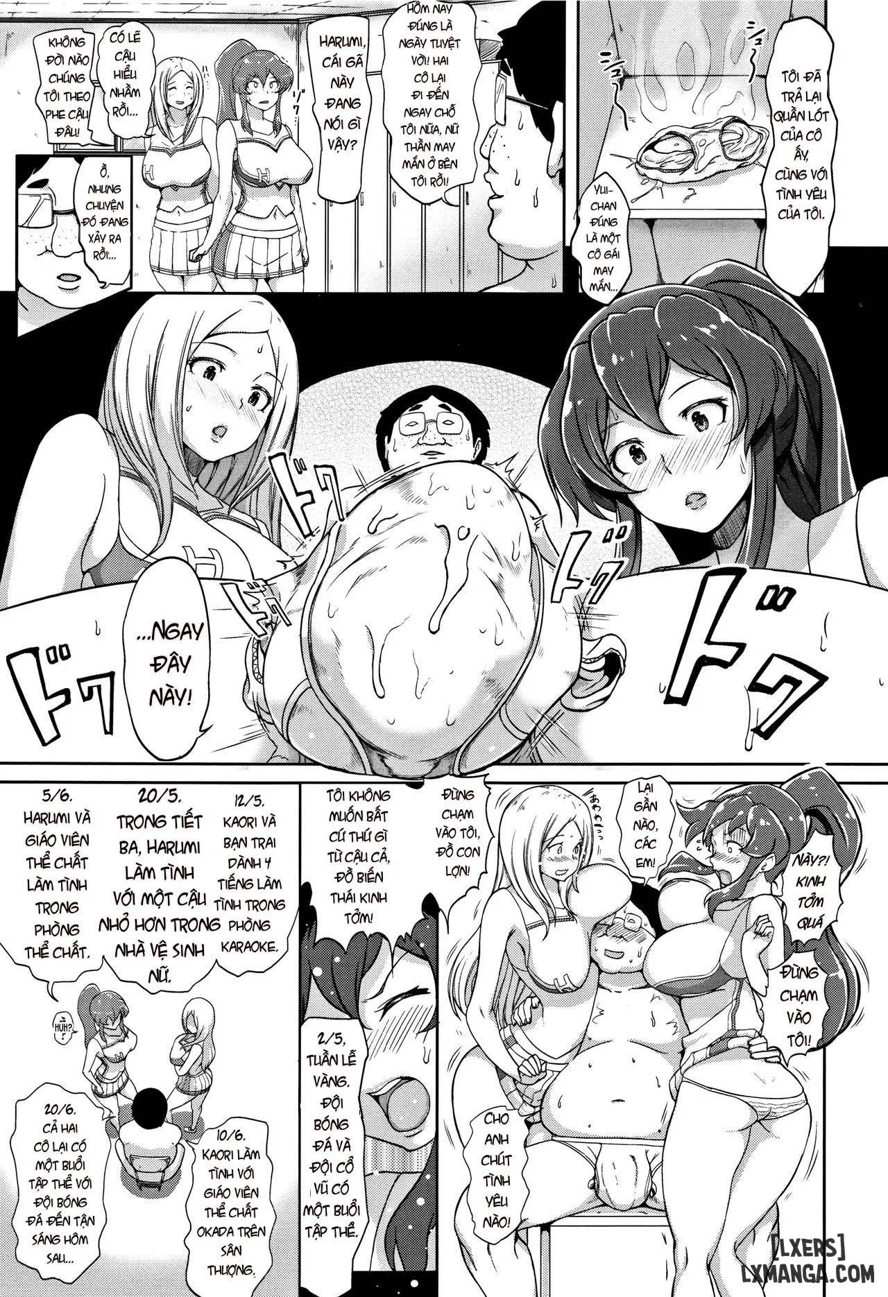 HentaiVN.net - Ảnh 8 - Inshuu Cheer Girl - Chap 1