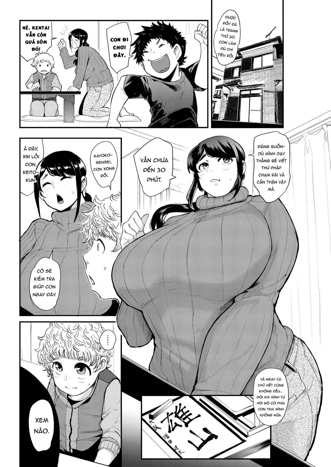HentaiVN.net - Ảnh 4 - Kayoko Sensei no Potteri Kuchibiru Onahole [Ura PTA] - Chap 1