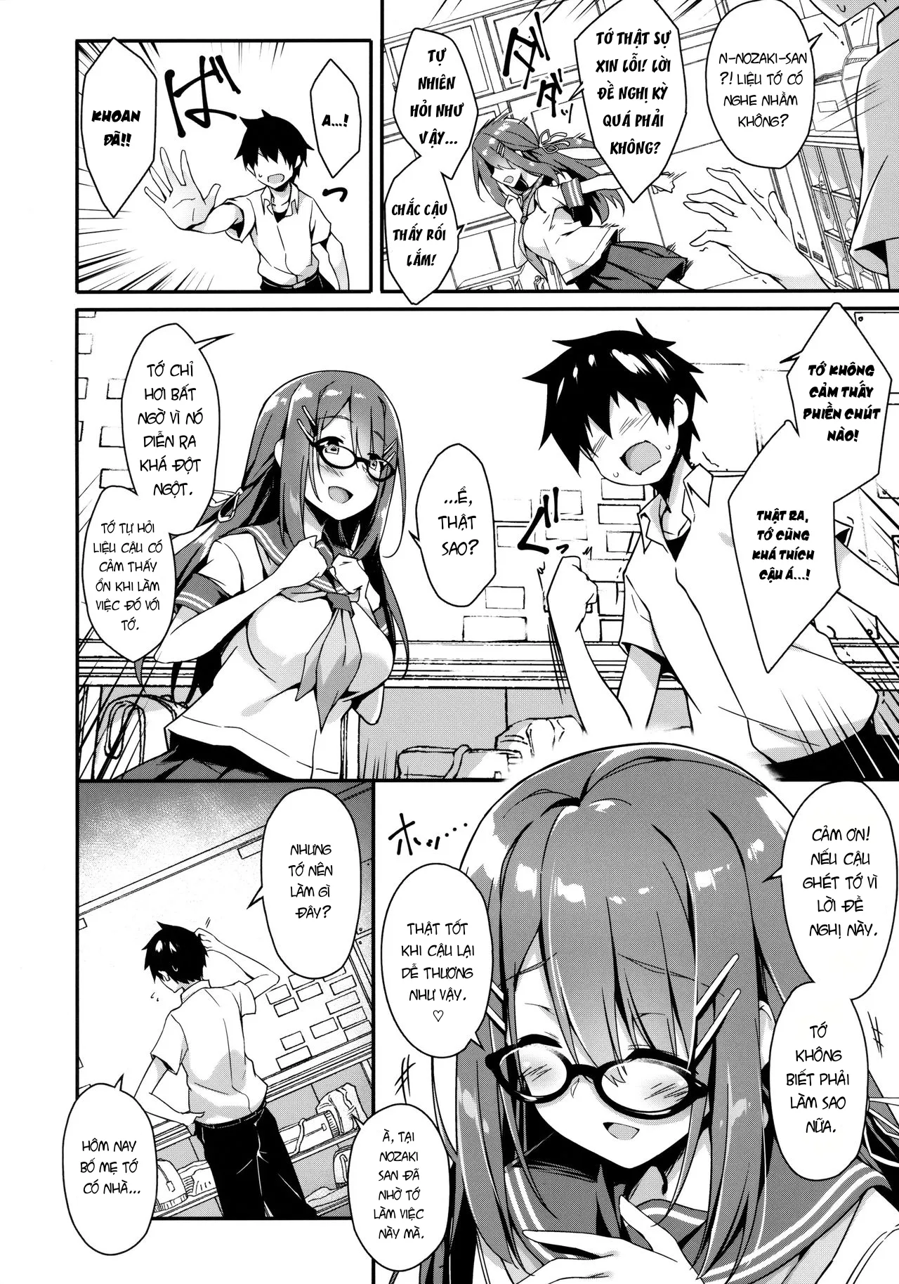 HentaiVN.net - Ảnh 6 - Akogare no Kanojo to Punt no Zureta Boku - Chap 1