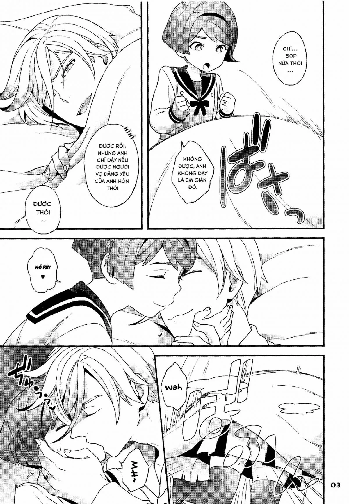 HentaiVN.net - Ảnh 4 - Cặp Vợ Chồng Mới Cưới~ [Newly Married Couple] - Chap 1
