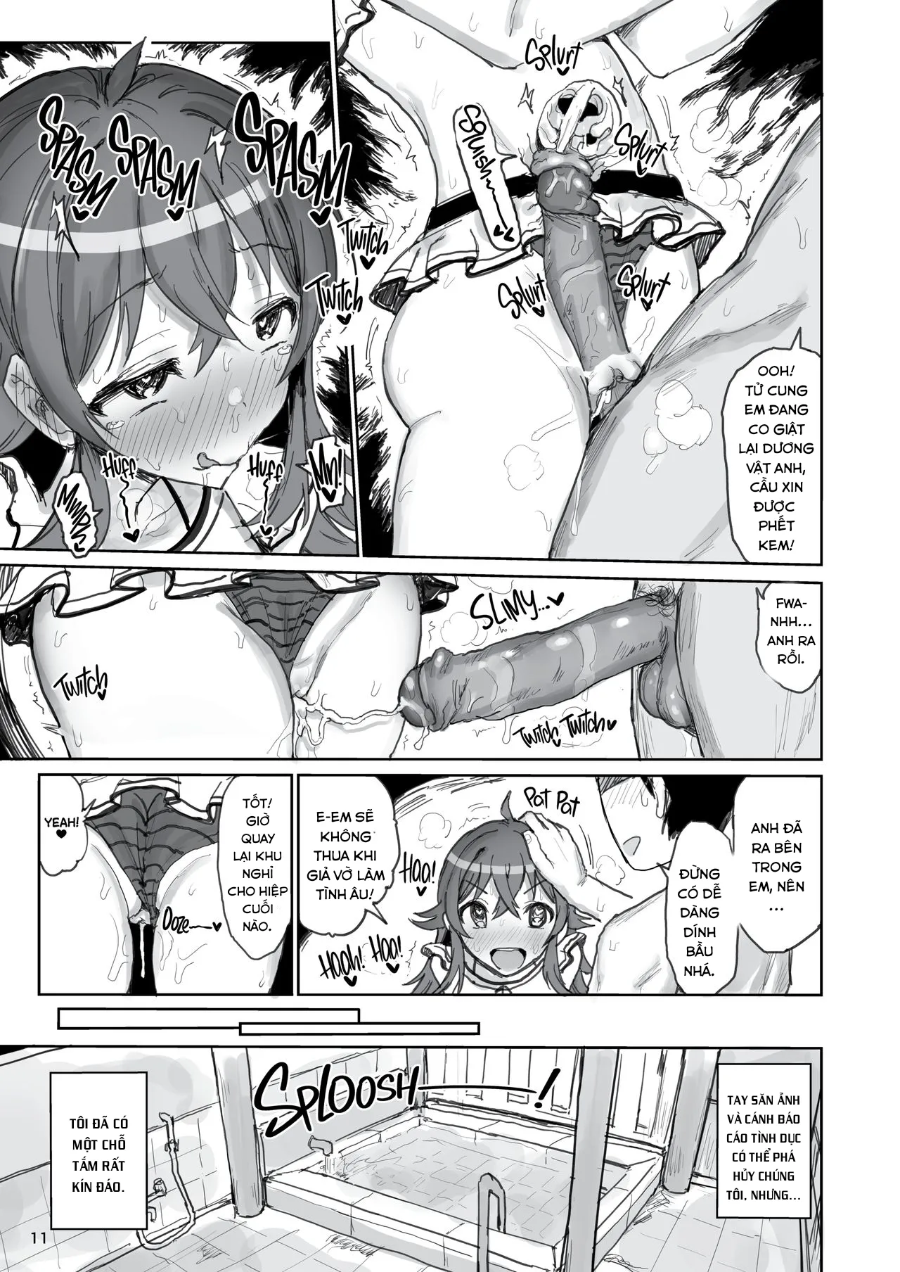 HentaiVN.net - Ảnh 11 - Komiya Kaho VS Producer Super Namahame Koubi Daikessen! (THE iDOLM@STER: Shiny Colors) [Komiya Kaho vs Producer Competitive Sex Marathon!] - Chap 1