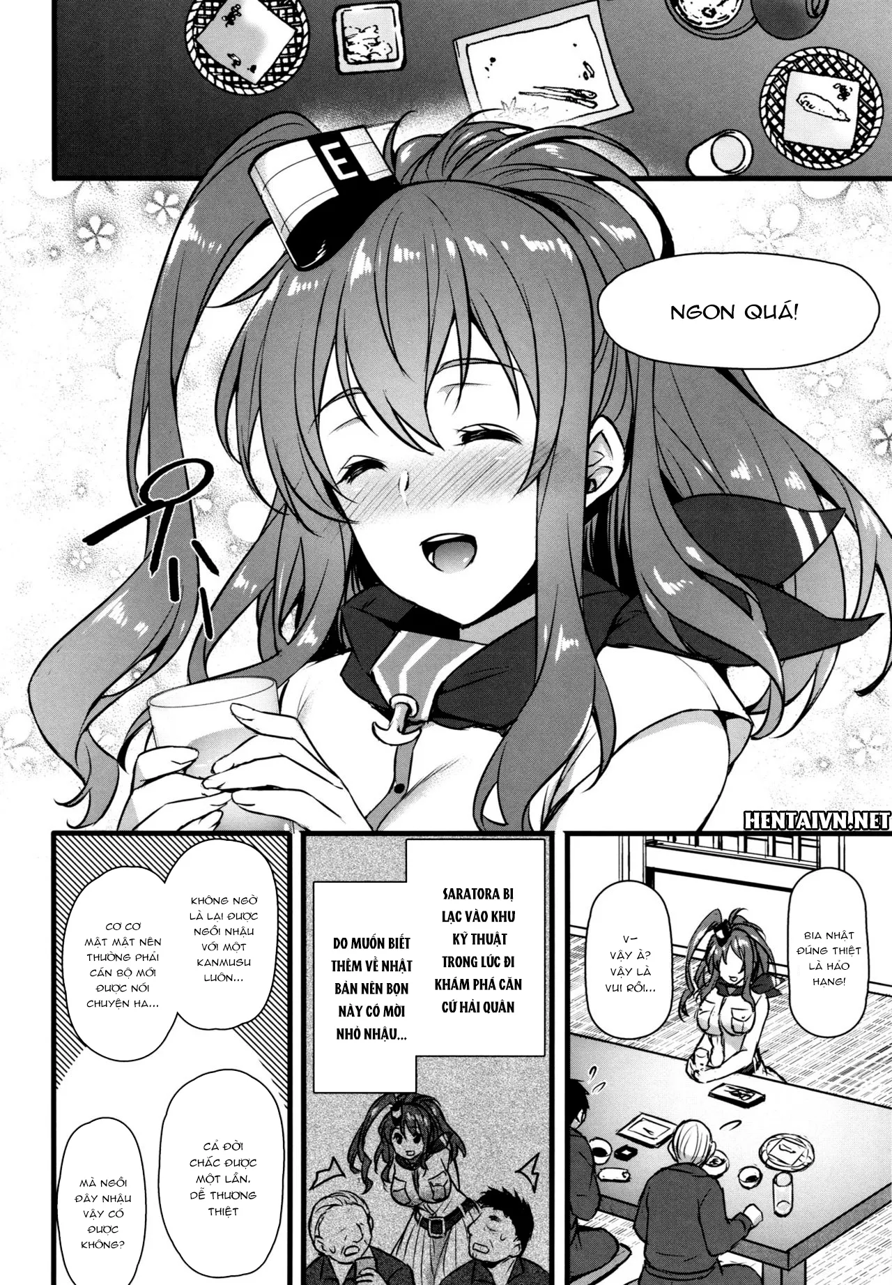HentaiVN.net - Ảnh 3 - Deisui Sara-chan Omochikaeri Namahame Sex (Kantai Collection, -Kancolle-) [Sara-chan Say Xỉn] - Chap 1