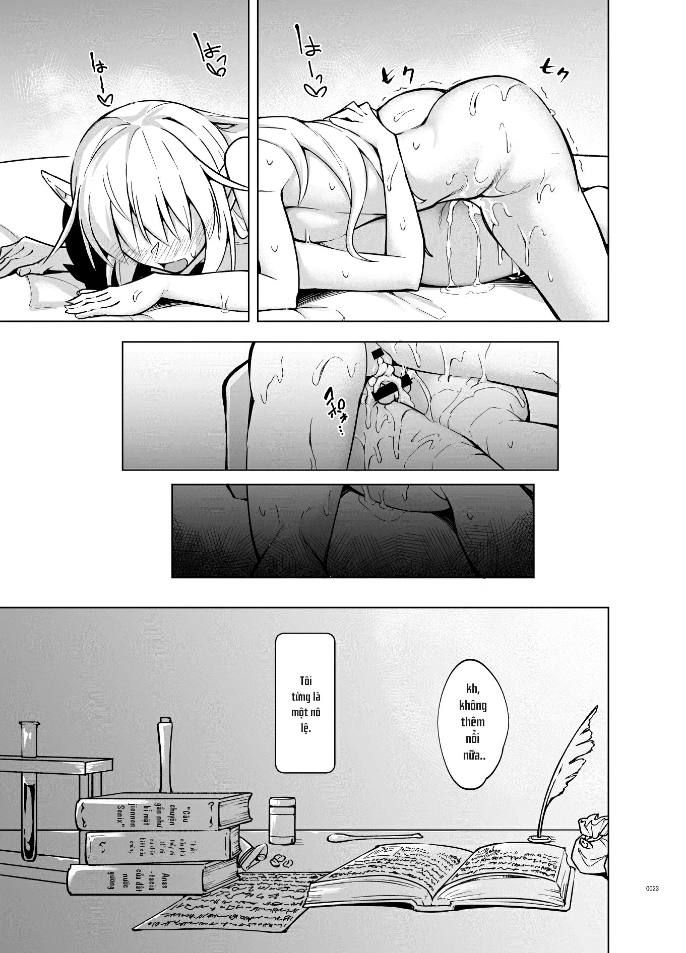 HentaiVN.net - Ảnh 24 - Toaru Elf o Hikitorimashite Shunmin no Hi [とあるエルフを引き取りまして 春眠の日] - Chap 1