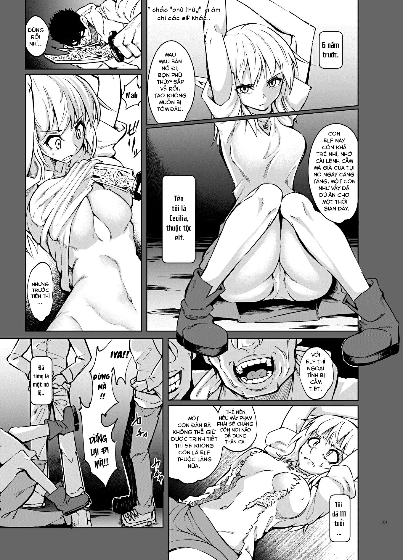 HentaiVN.net - Ảnh 4 - Toaru Elf o Hikitorimashite Shunmin no Hi [とあるエルフを引き取りまして 春眠の日] - Chap 1