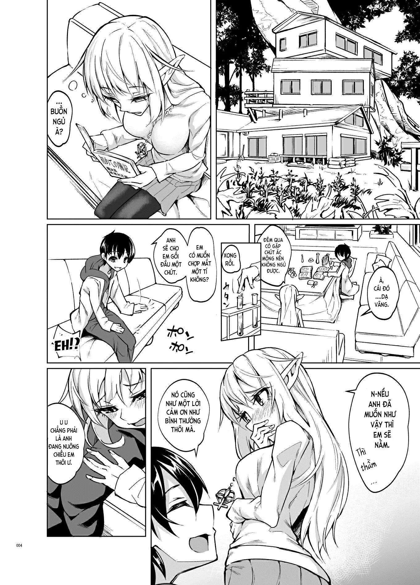 HentaiVN.net - Ảnh 5 - Toaru Elf o Hikitorimashite Shunmin no Hi [とあるエルフを引き取りまして 春眠の日] - Chap 1