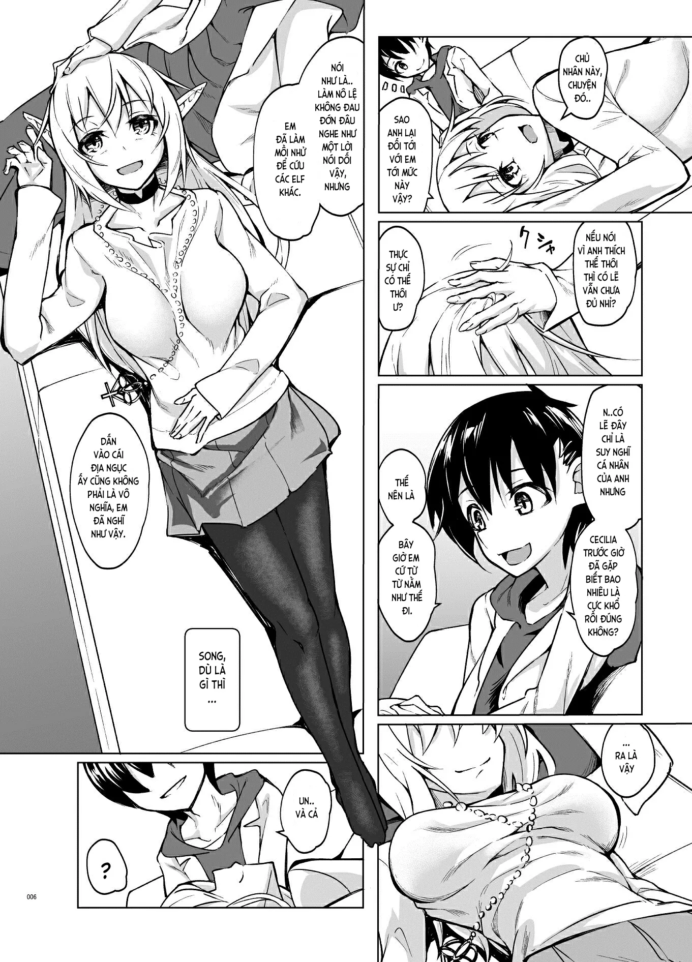 HentaiVN.net - Ảnh 7 - Toaru Elf o Hikitorimashite Shunmin no Hi [とあるエルフを引き取りまして 春眠の日] - Chap 1