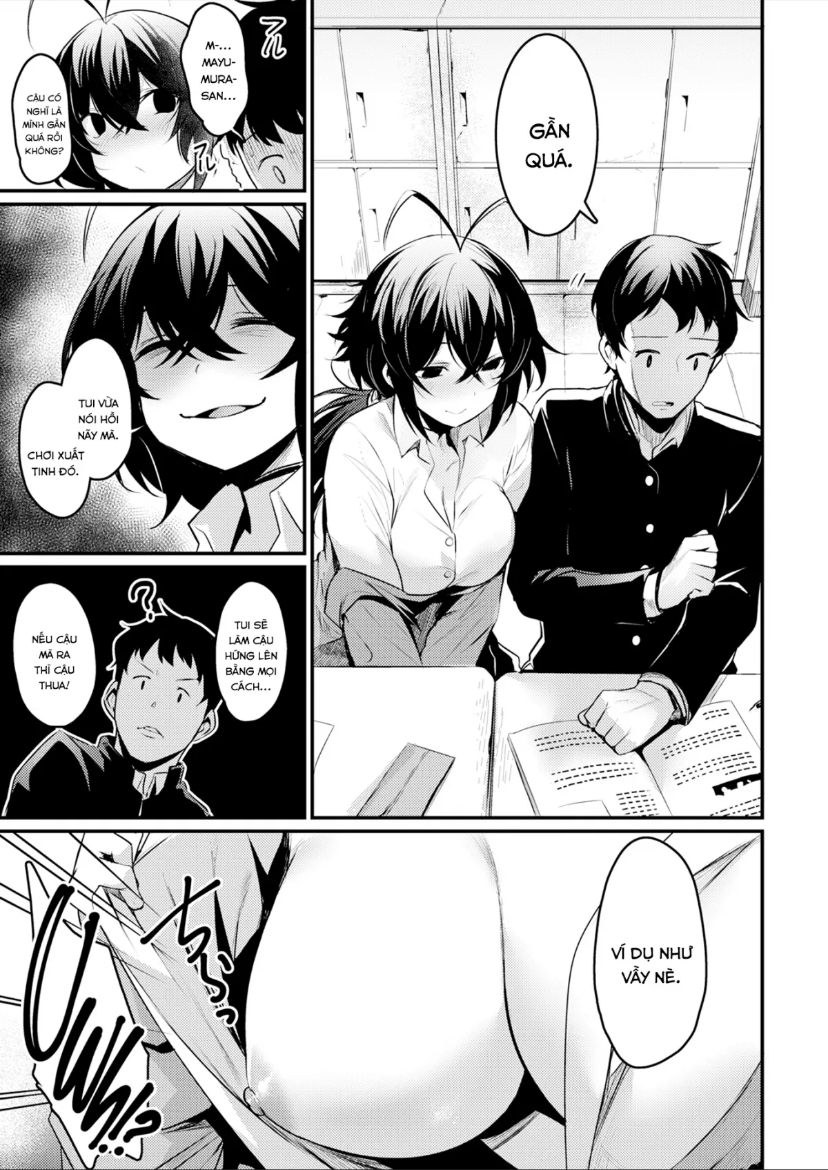 HentaiVN.net - Ảnh 4 - Con Biến Thái Ngồi Bàn Bên [The Pervert Next To Me] - Chap 1