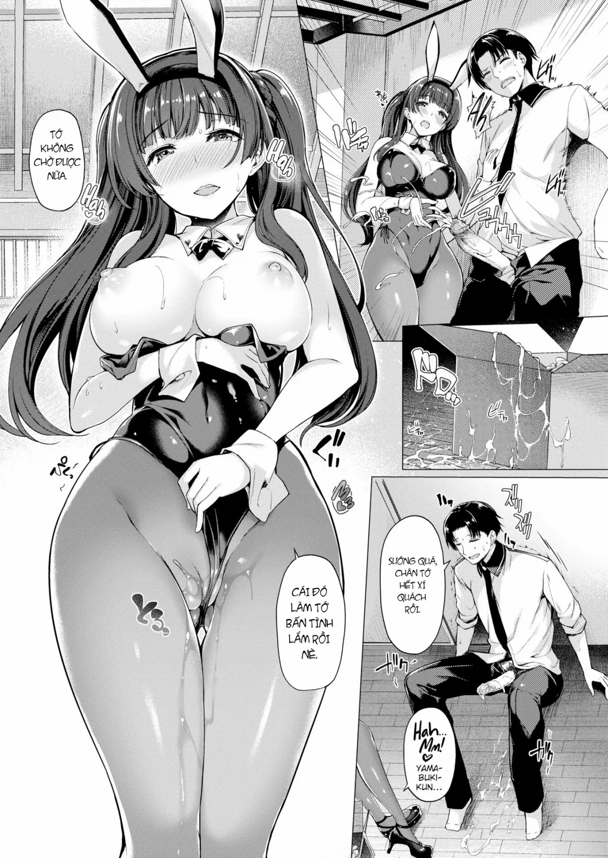 HentaiVN.net - Ảnh 12 - Nàng Hầu Thỏ Bấn Tình - Chap 1