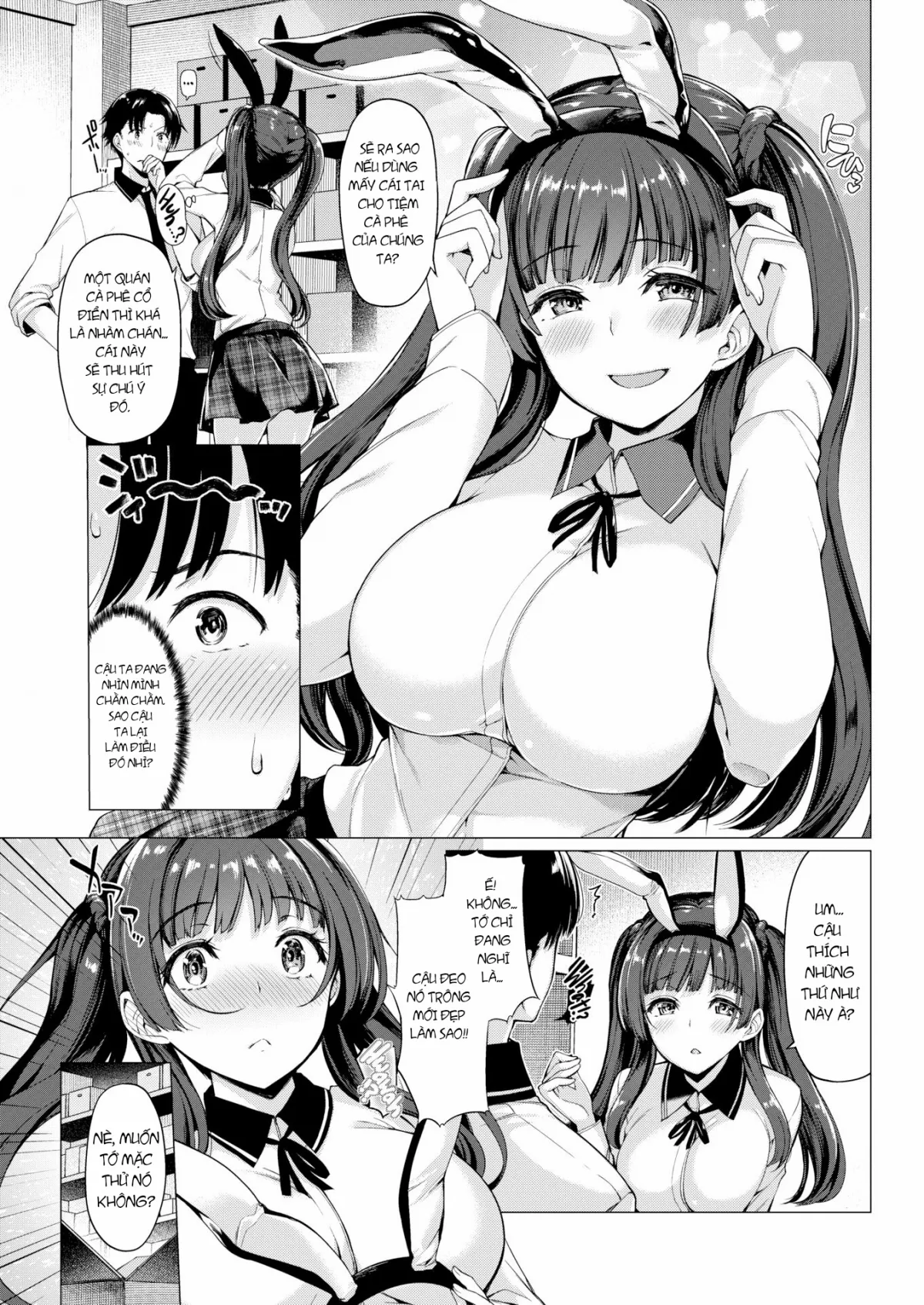 HentaiVN.net - Ảnh 5 - Nàng Hầu Thỏ Bấn Tình - Chap 1