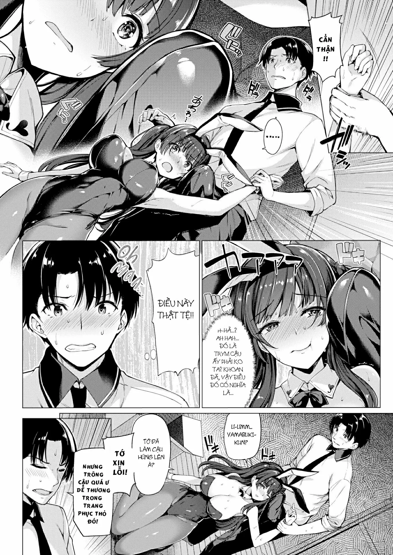 HentaiVN.net - Ảnh 8 - Nàng Hầu Thỏ Bấn Tình - Chap 1