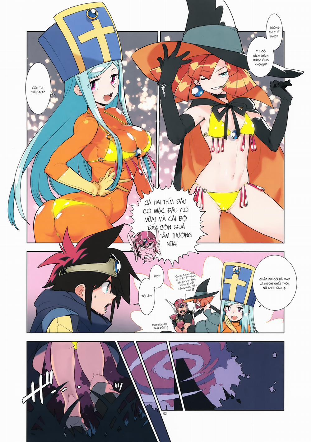 HentaiVN.net - Ảnh 3 - LEVEL:5. (Dragon Quest III) [LEVEL 5; LEVEL：5.] - Chap 1