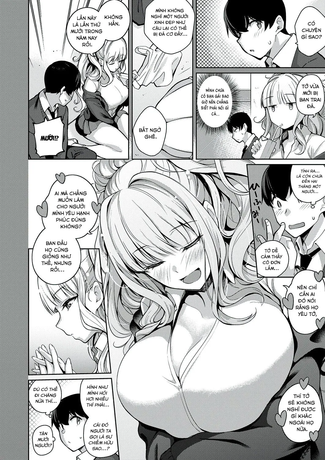 HentaiVN.net - Ảnh 7 - Cô bạn gái tràn đầy tình yêu của tôi! [Kanojo wa Sukidarake; She's Full of Love!; 彼女はスキだらけ] - Chap 1
