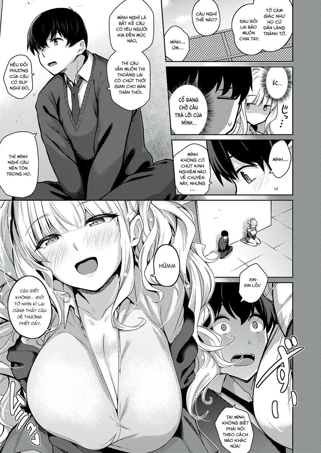 HentaiVN.net - Ảnh 8 - Cô bạn gái tràn đầy tình yêu của tôi! [Kanojo wa Sukidarake; She's Full of Love!; 彼女はスキだらけ] - Chap 1