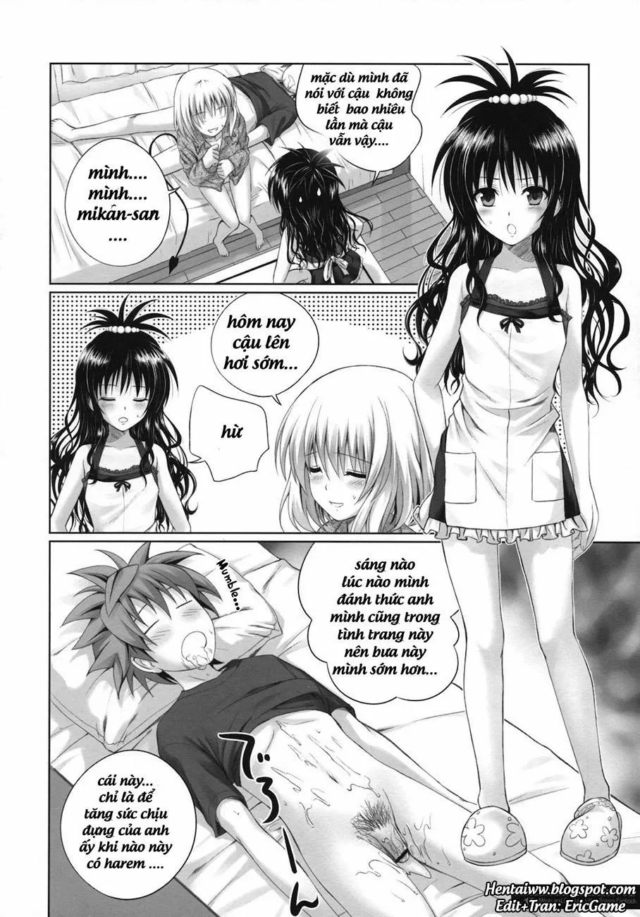 HentaiVN.net - Ảnh 11 - MIKAN,MOMO,SOMETIMES PETA (To Love-Ru Darkness) - Chap 1