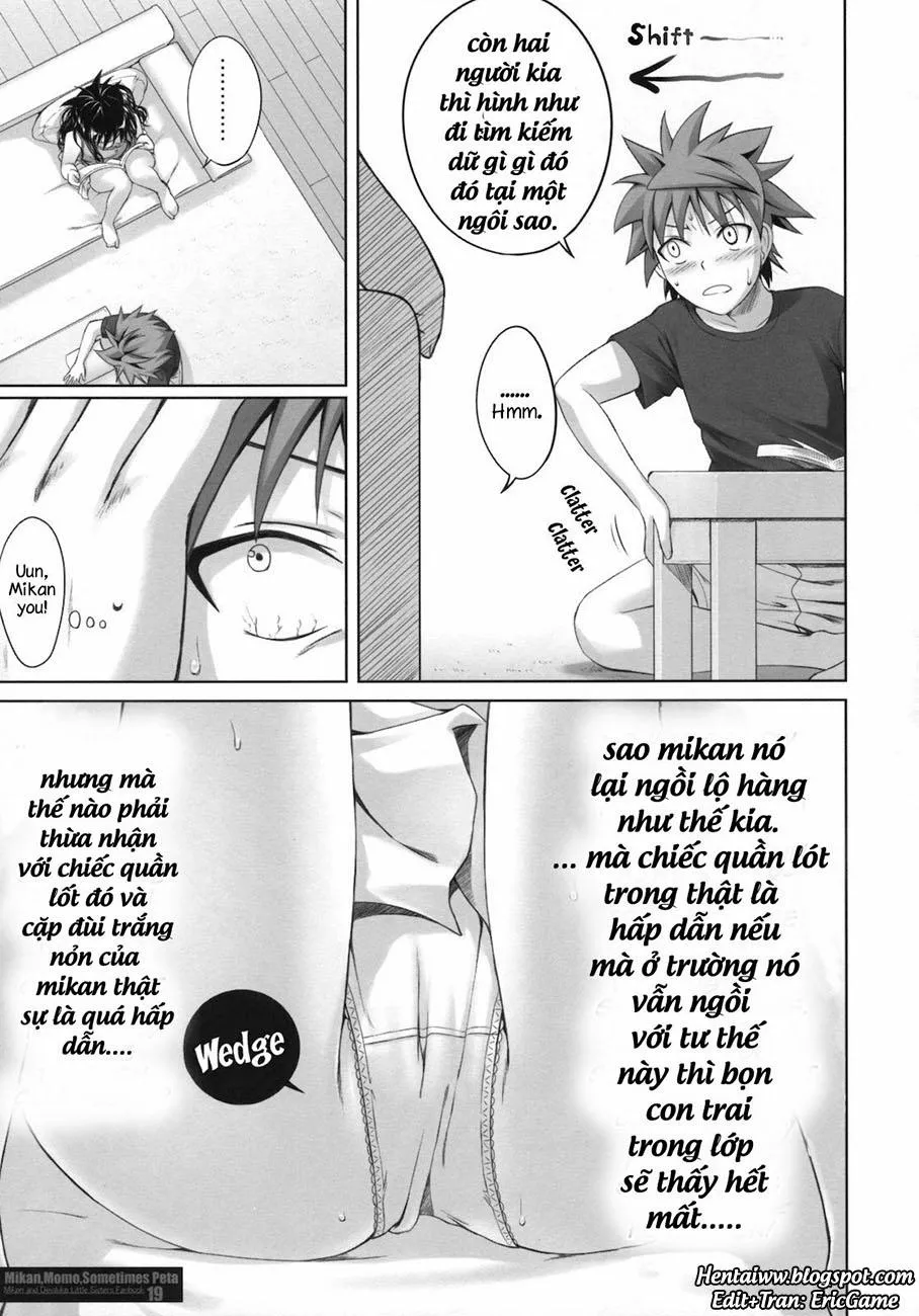 HentaiVN.net - Ảnh 18 - MIKAN,MOMO,SOMETIMES PETA (To Love-Ru Darkness) - Chap 1