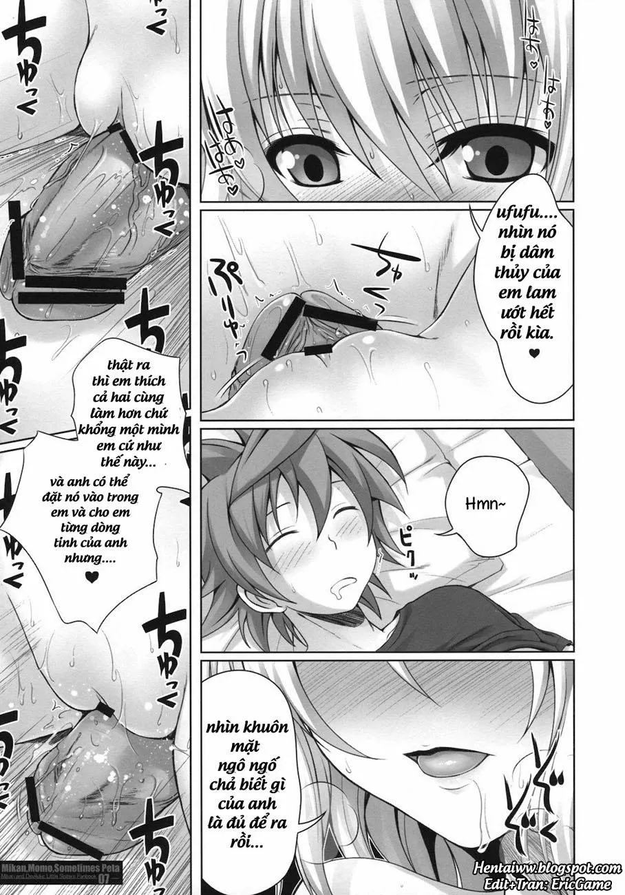 HentaiVN.net - Ảnh 6 - MIKAN,MOMO,SOMETIMES PETA (To Love-Ru Darkness) - Chap 1