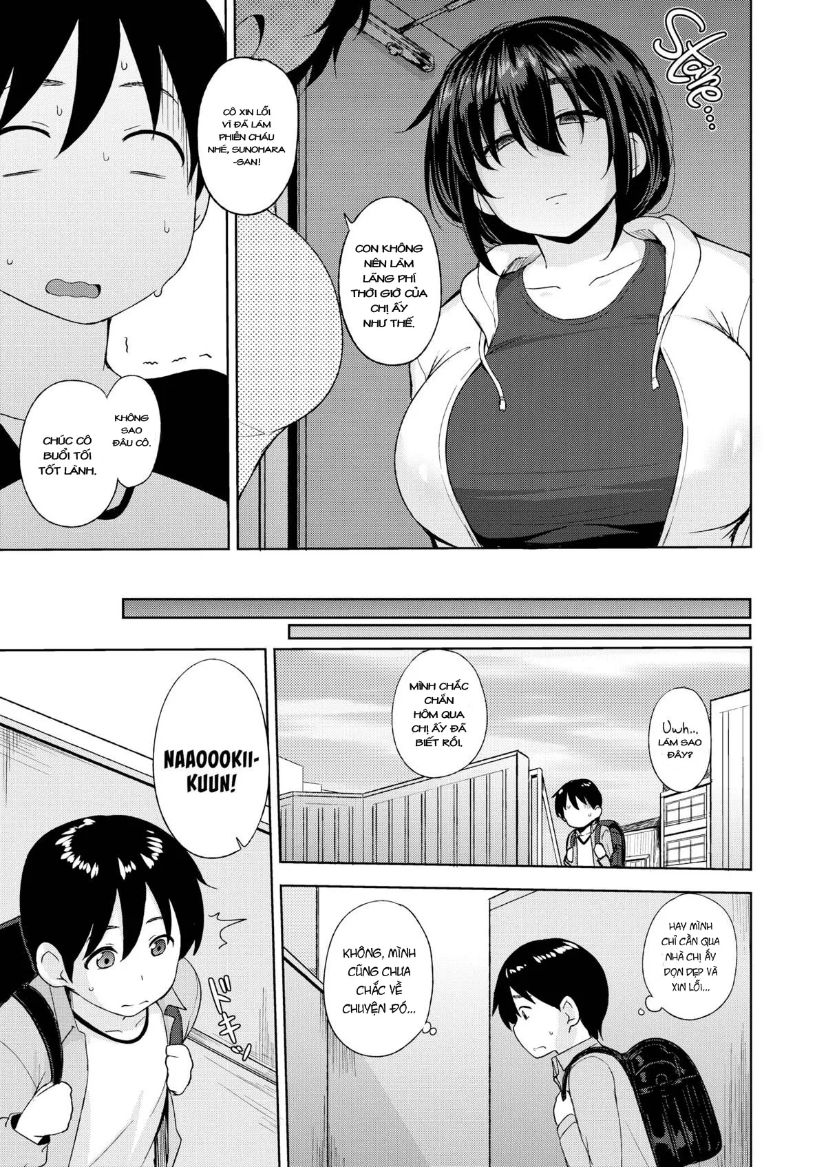 HentaiVN.net - Ảnh 3 - Chị hàng xóm nhà bên [Sunohara-san From Next Door] - Chap 1