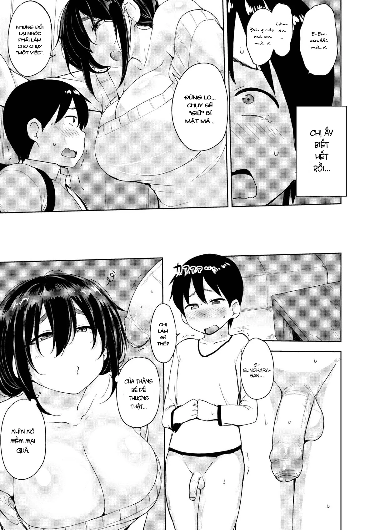 HentaiVN.net - Ảnh 5 - Chị hàng xóm nhà bên [Sunohara-san From Next Door] - Chap 1