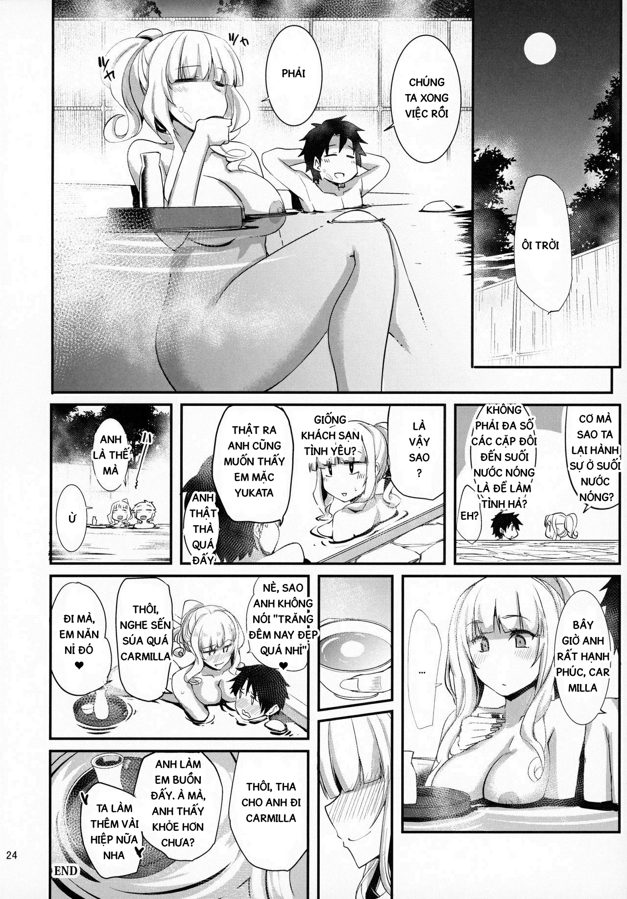 HentaiVN.net - Ảnh 22 - Carmilla-san to Onsen Ryokan de Shita Koto no Zenbu [ろんぱいあ (Fue、きづかかずき)] - Chap 1