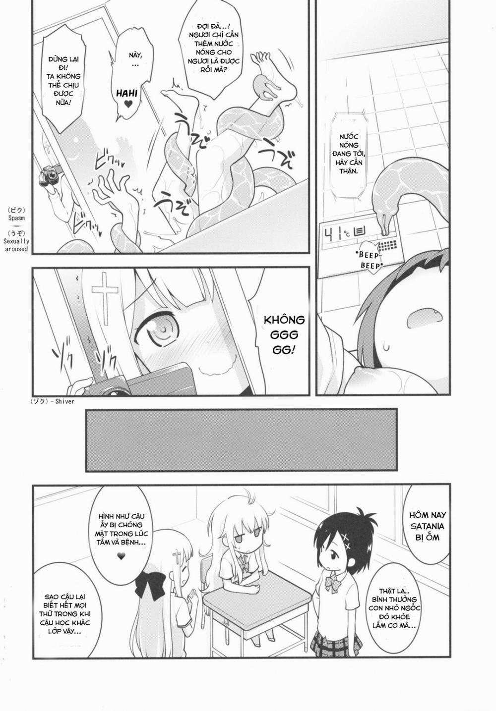 HentaiVN.net - Ảnh 19 - Satania VS Shokushuburo (Gabriel DropOut) [Satania VS Tentacle Bath] - Chap 1