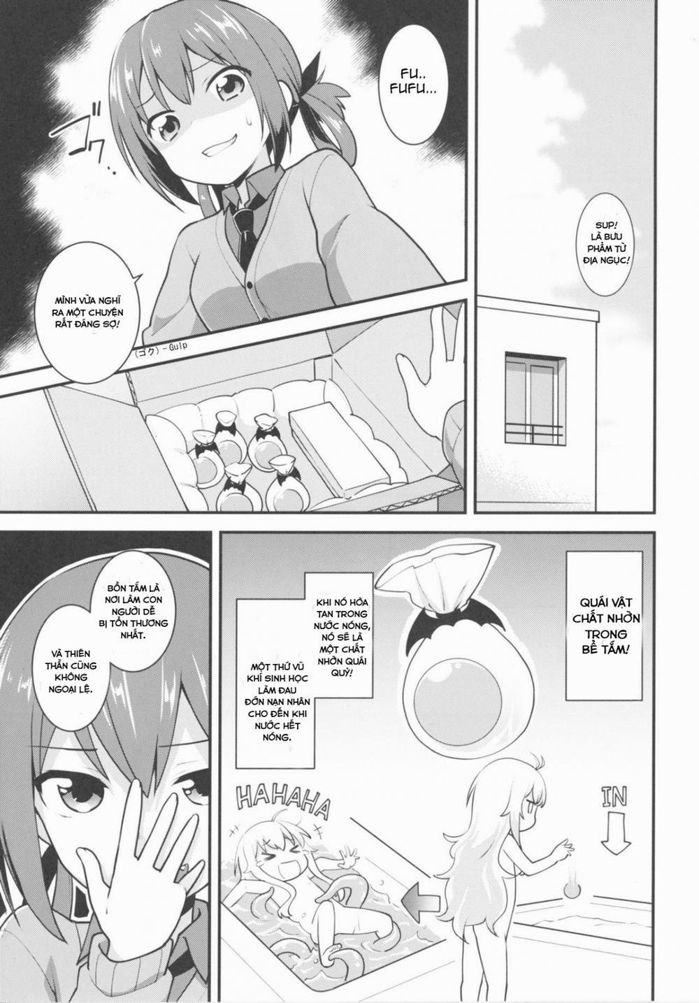 HentaiVN.net - Ảnh 4 - Satania VS Shokushuburo (Gabriel DropOut) [Satania VS Tentacle Bath] - Chap 1