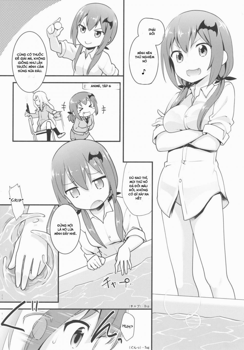 HentaiVN.net - Ảnh 6 - Satania VS Shokushuburo (Gabriel DropOut) [Satania VS Tentacle Bath] - Chap 1
