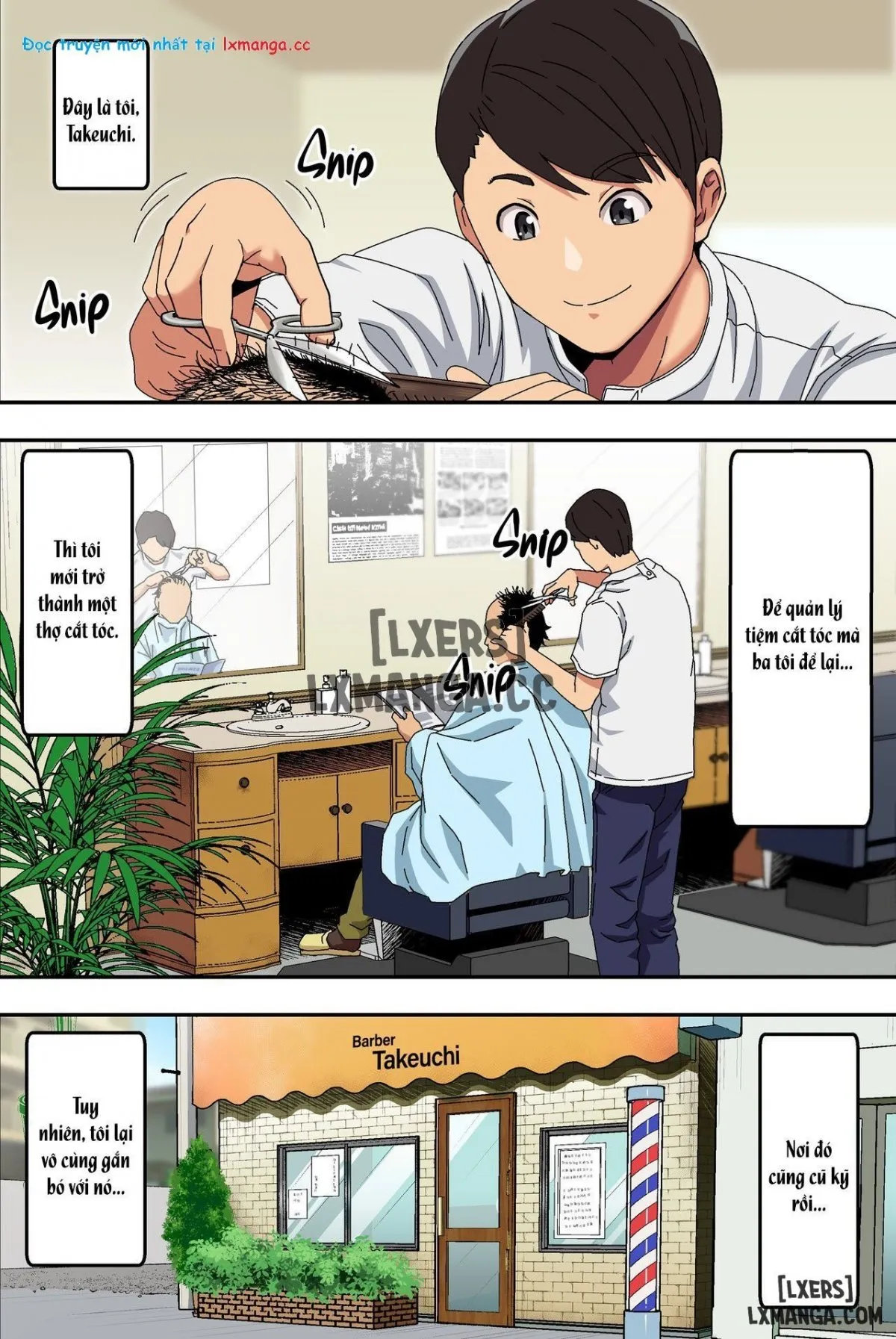 HentaiVN.net - Ảnh 3 - Barber Shop Fuck - Chap 1