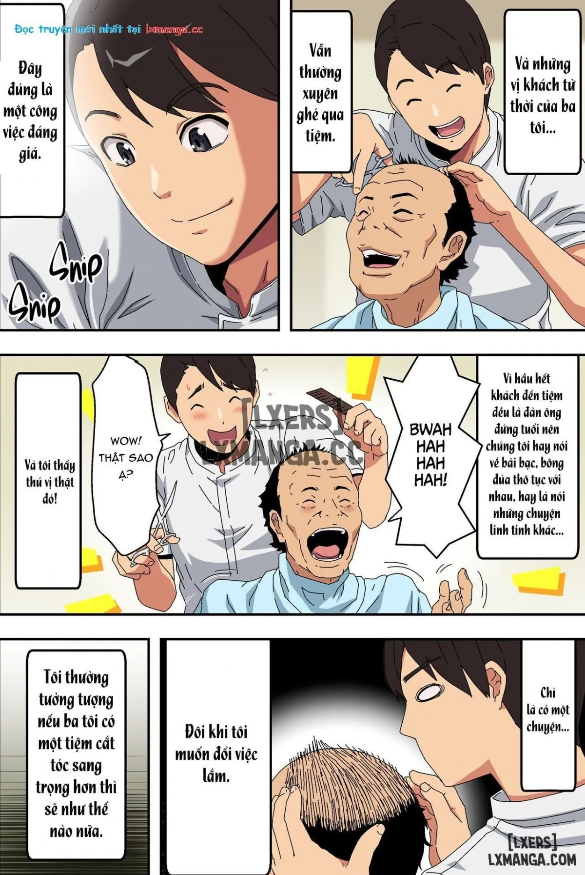 HentaiVN.net - Ảnh 4 - Barber Shop Fuck - Chap 1