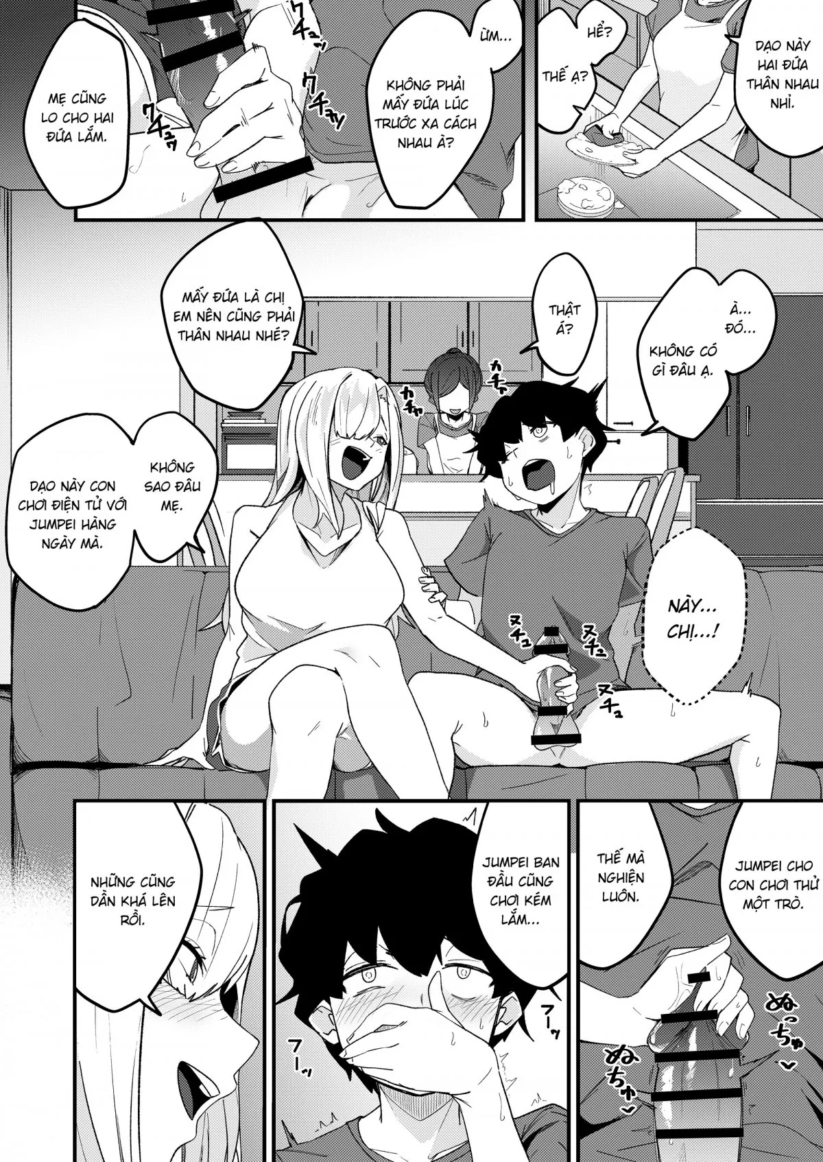 HentaiVN.net - Ảnh 37 - Chị em ghép cặp và cuộc sống tình dục bí mật [Kyoudai Matching ~Oya ni Naisho de Gachihame Koubi Seikatsu~] - Chap 1