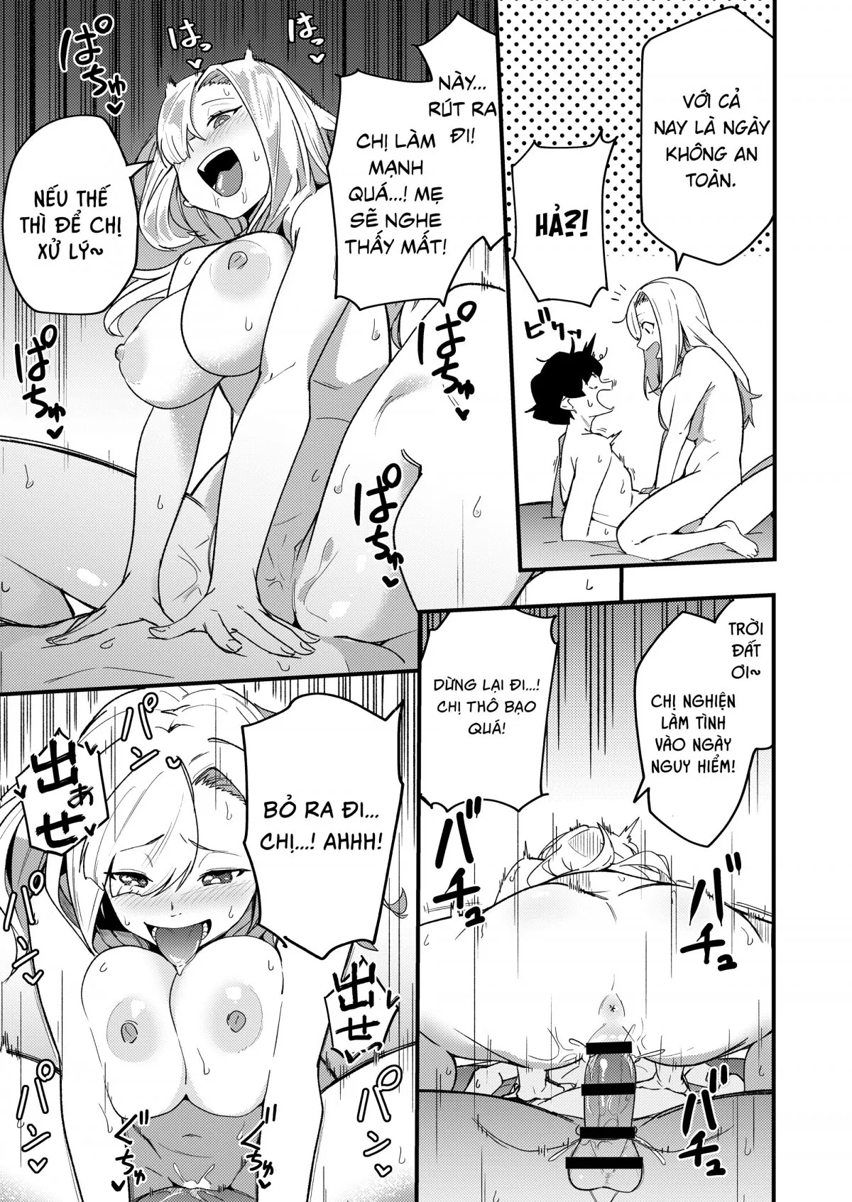 HentaiVN.net - Ảnh 40 - Chị em ghép cặp và cuộc sống tình dục bí mật [Kyoudai Matching ~Oya ni Naisho de Gachihame Koubi Seikatsu~] - Chap 1