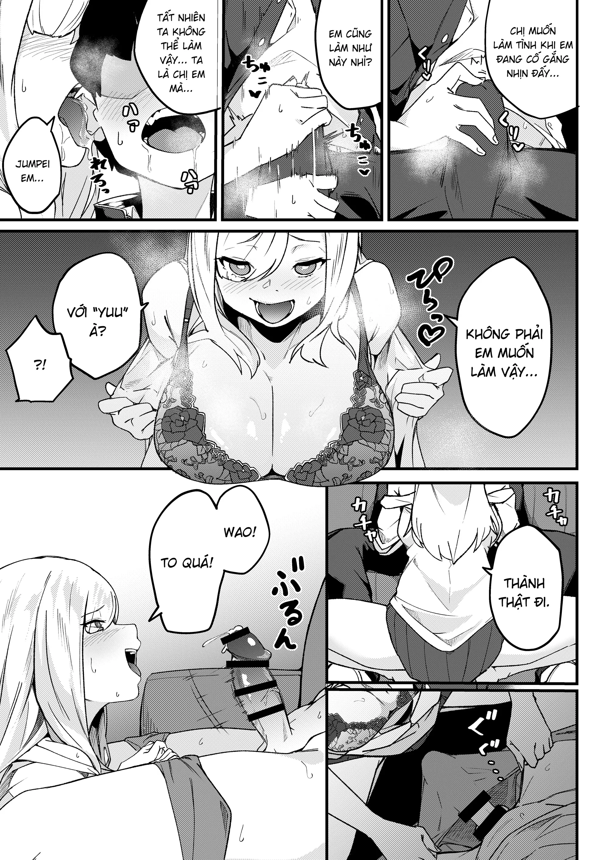 HentaiVN.net - Ảnh 18 - Chị em ghép cặp và cuộc sống tình dục bí mật [Kyoudai Matching ~Oya ni Naisho de Gachihame Koubi Seikatsu~] - Chap 2
