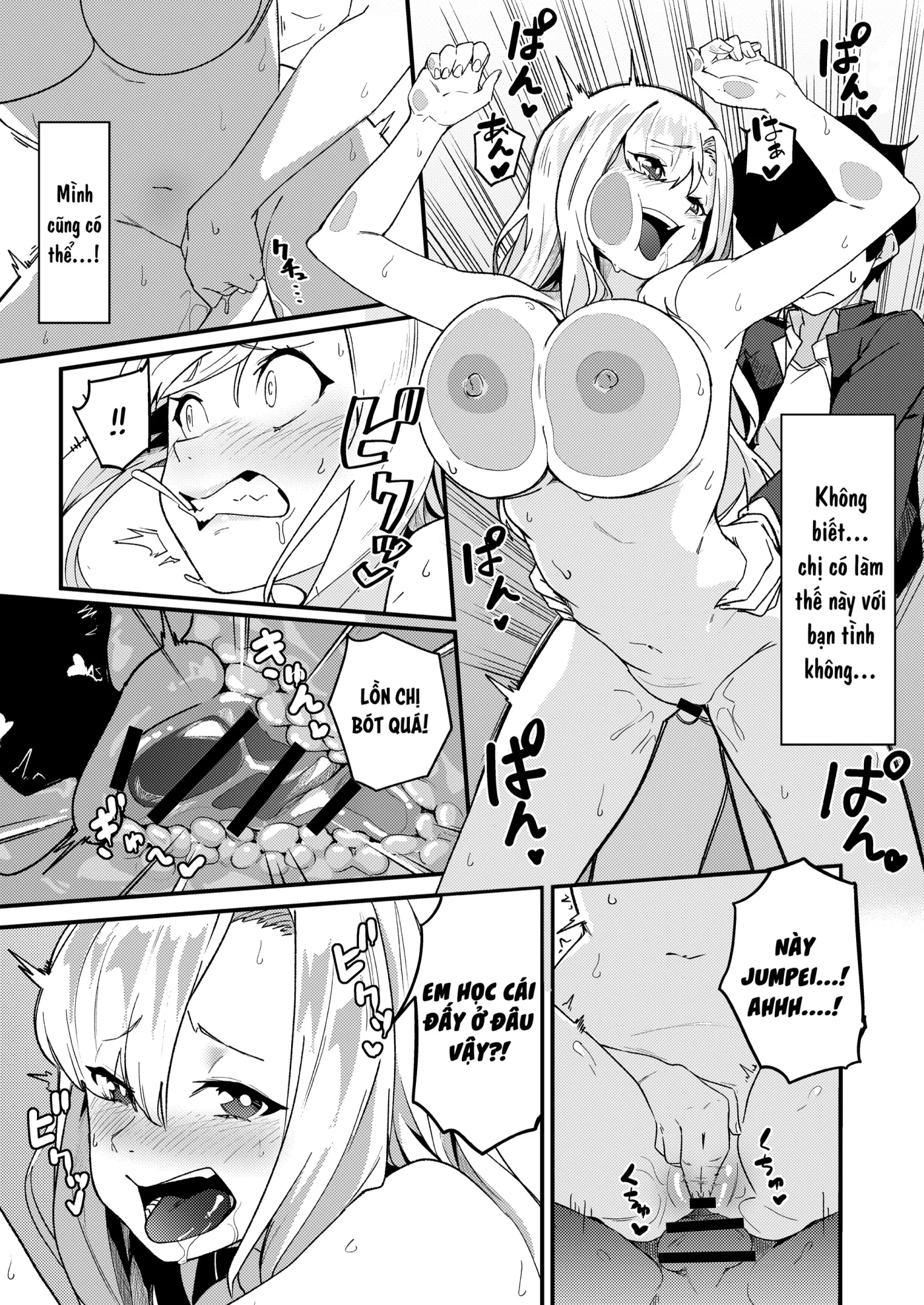 HentaiVN.net - Ảnh 34 - Chị em ghép cặp và cuộc sống tình dục bí mật [Kyoudai Matching ~Oya ni Naisho de Gachihame Koubi Seikatsu~] - Chap 2